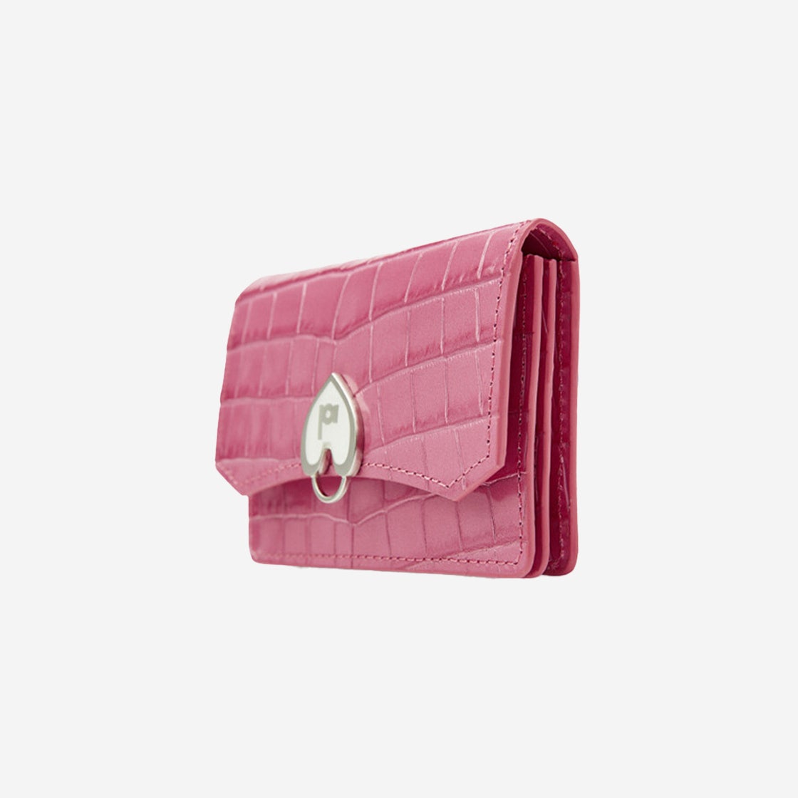 24062106 APOA Comba Accordion Wallet Croco Pink - #2