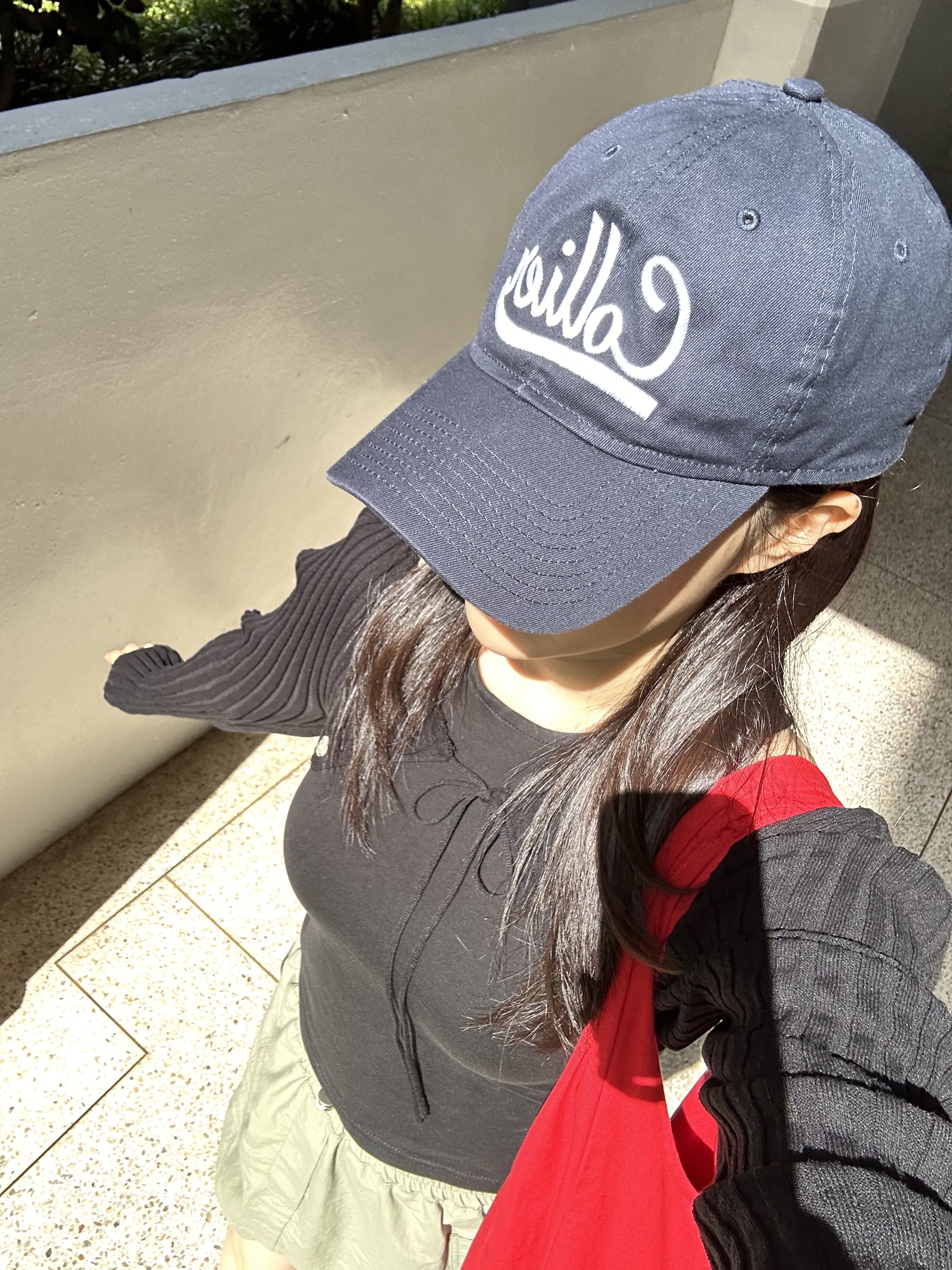 IDEA x New Era The Collier Cap Navy 착용 스타일