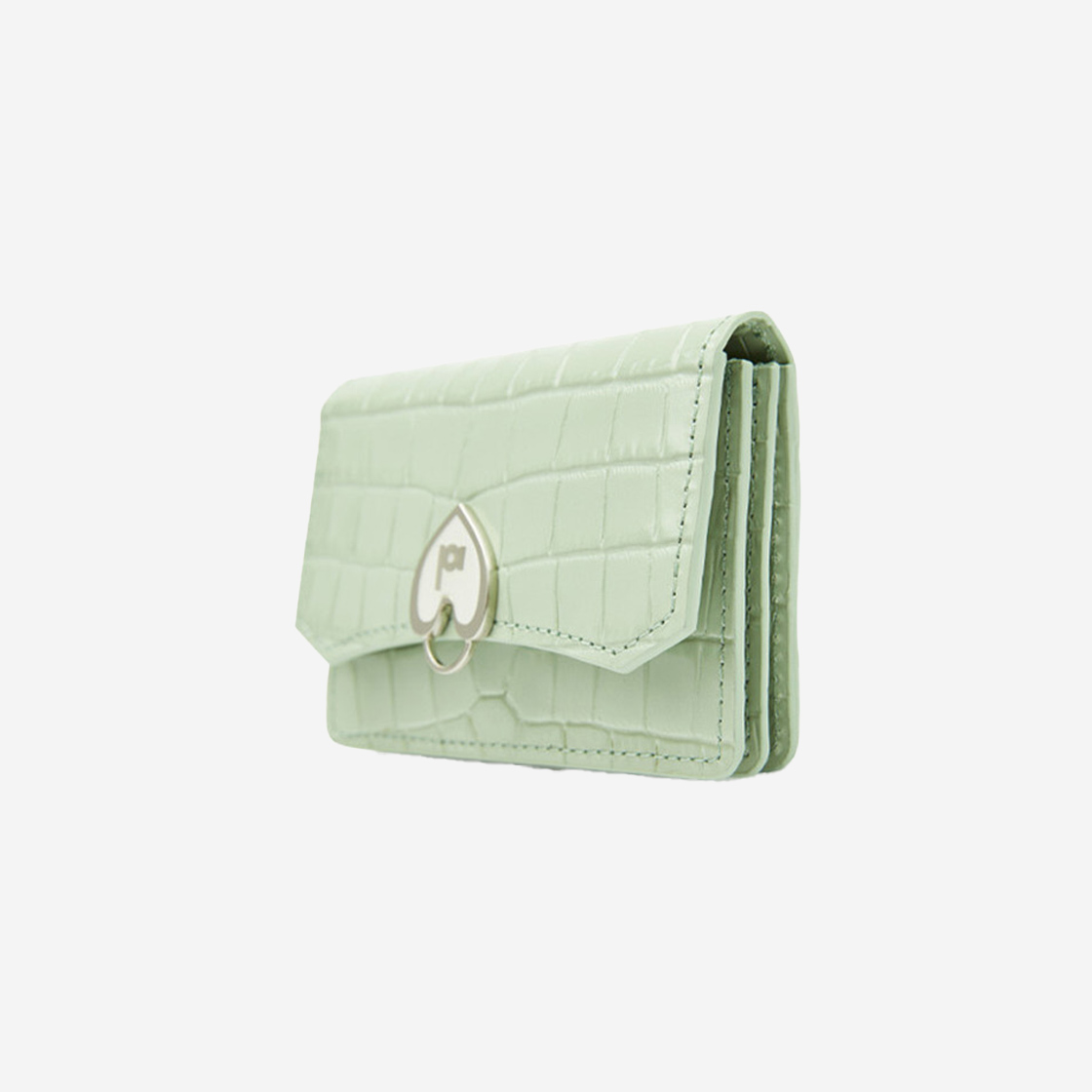 아포아 콤바 아코디언 월렛 크로커 포그 그린(APOA Comba Accordion Wallet  Croco fog Green) - 2
