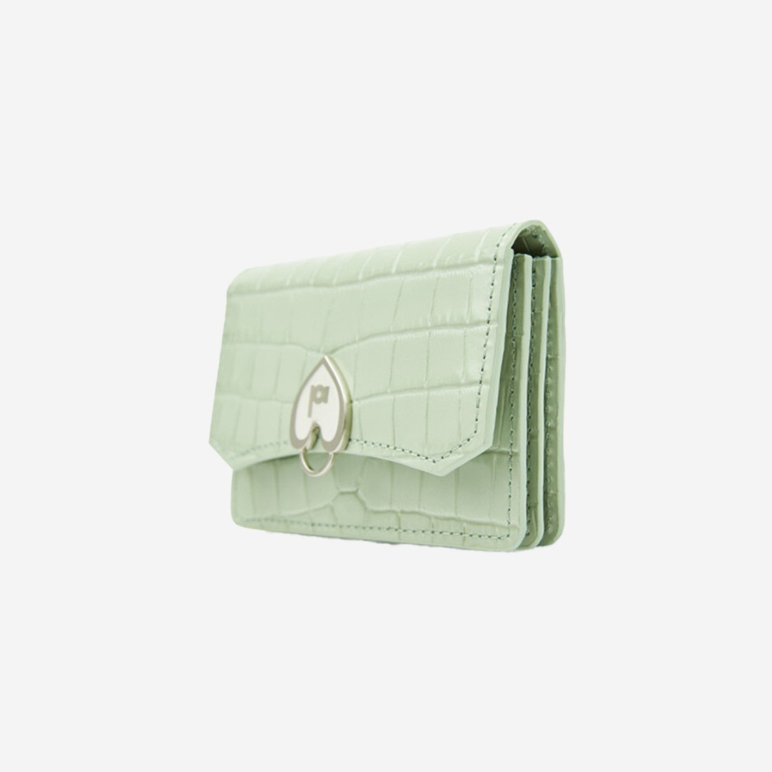 APOA Comba Accordion Wallet  Croco fog Green 상세 이미지 2