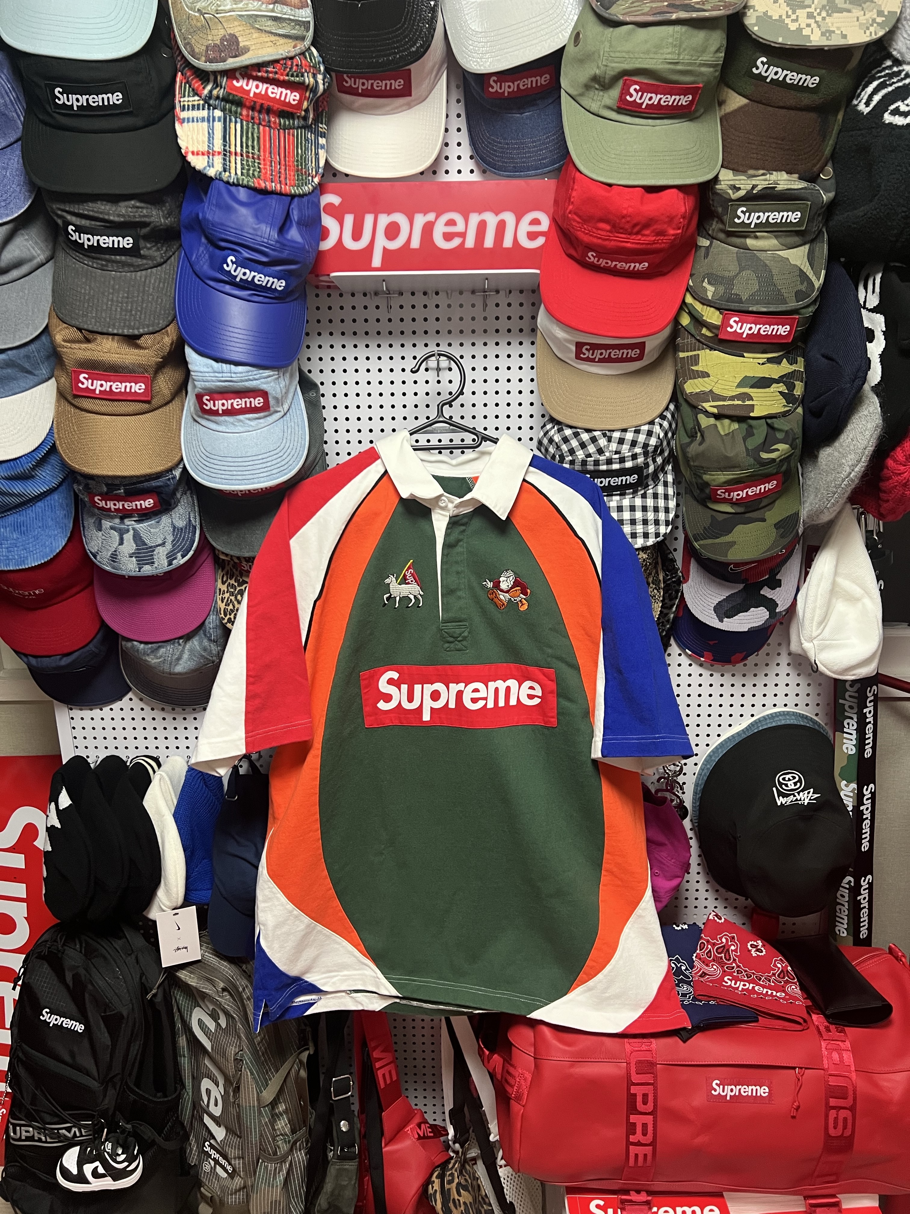 Supreme S/S Rugby Multicolor - 24SS 착용 스타일