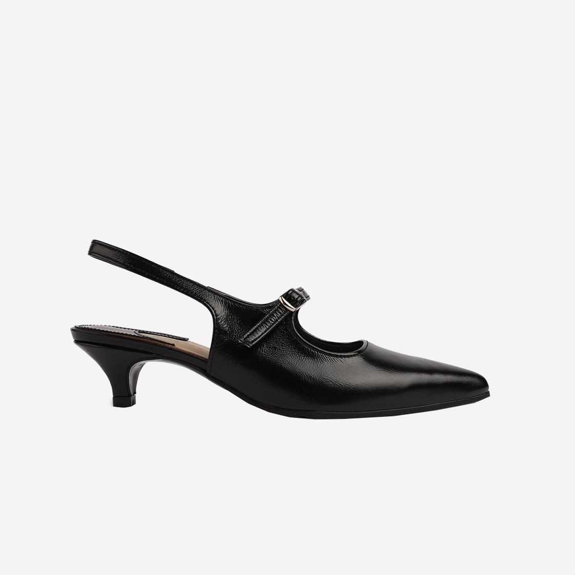 APOA Liso Sling-Back Pumps Black 상세 이미지 1