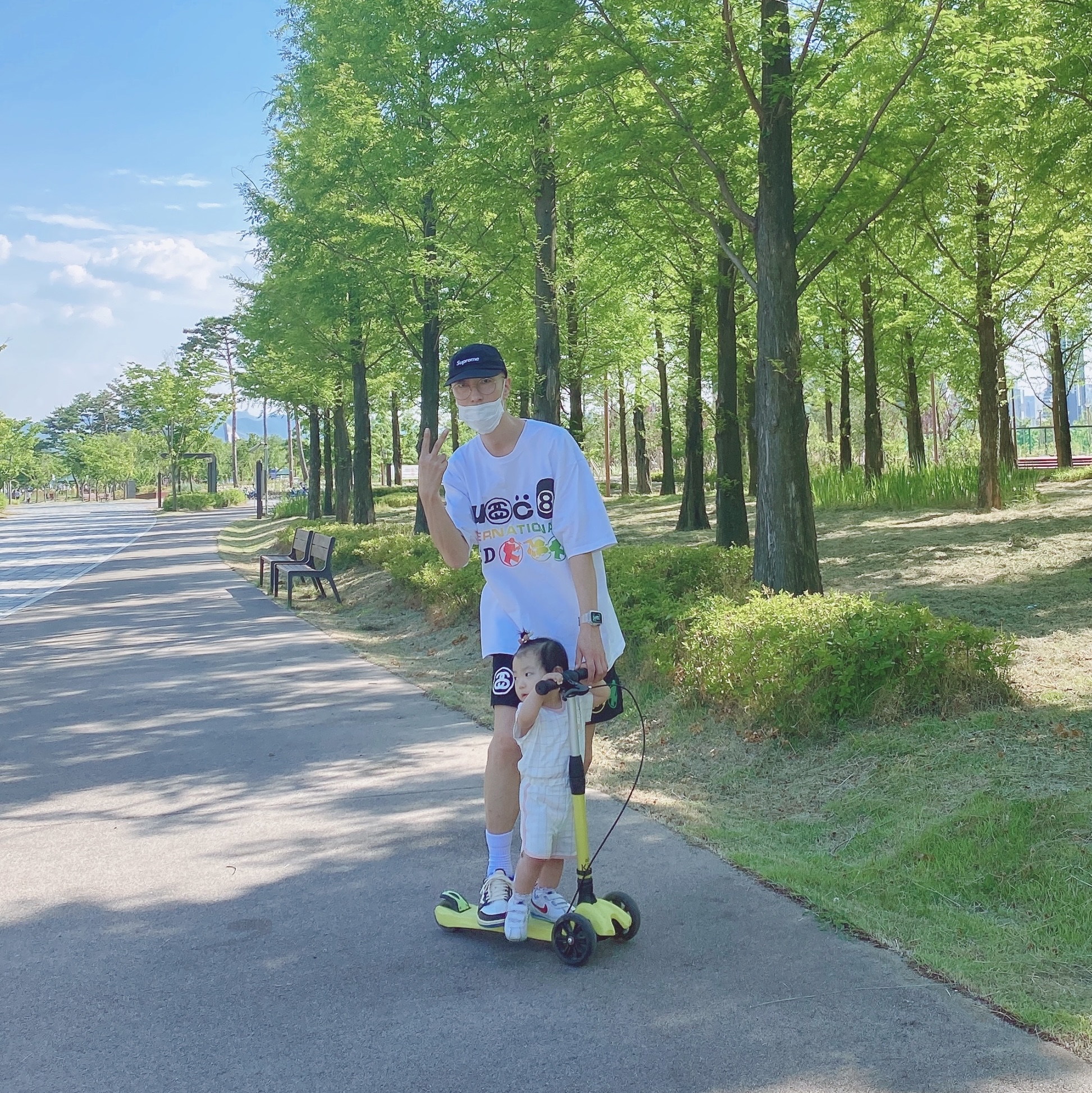 Stussy x Cactus Plant Flea Market Icon Water Shorts Black 착용 스타일