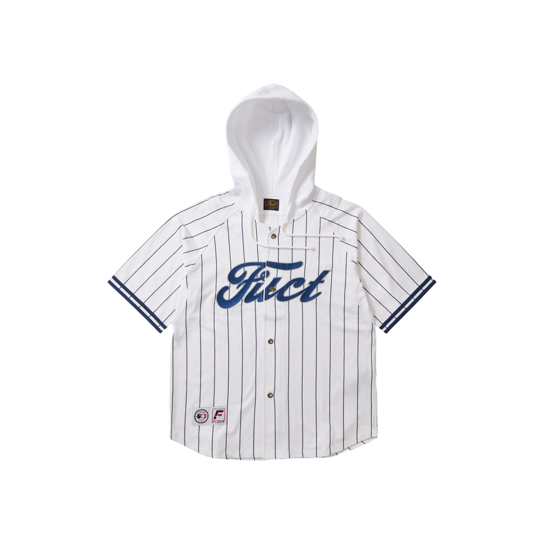 퍽트 후디드 베이스볼 저지 화이트 - 24SS(Fuct Hooded Baseball Jersey White - 24SS)