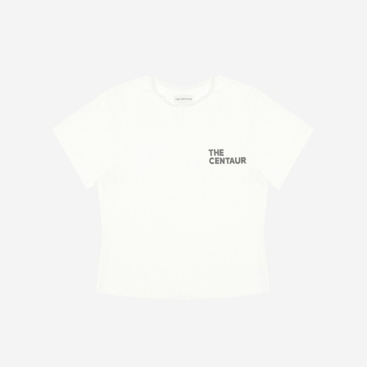더센토르 레이스 KK 숏 슬리브 티셔츠 화이트