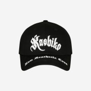 Kashiko Embroied Ball Cap Black