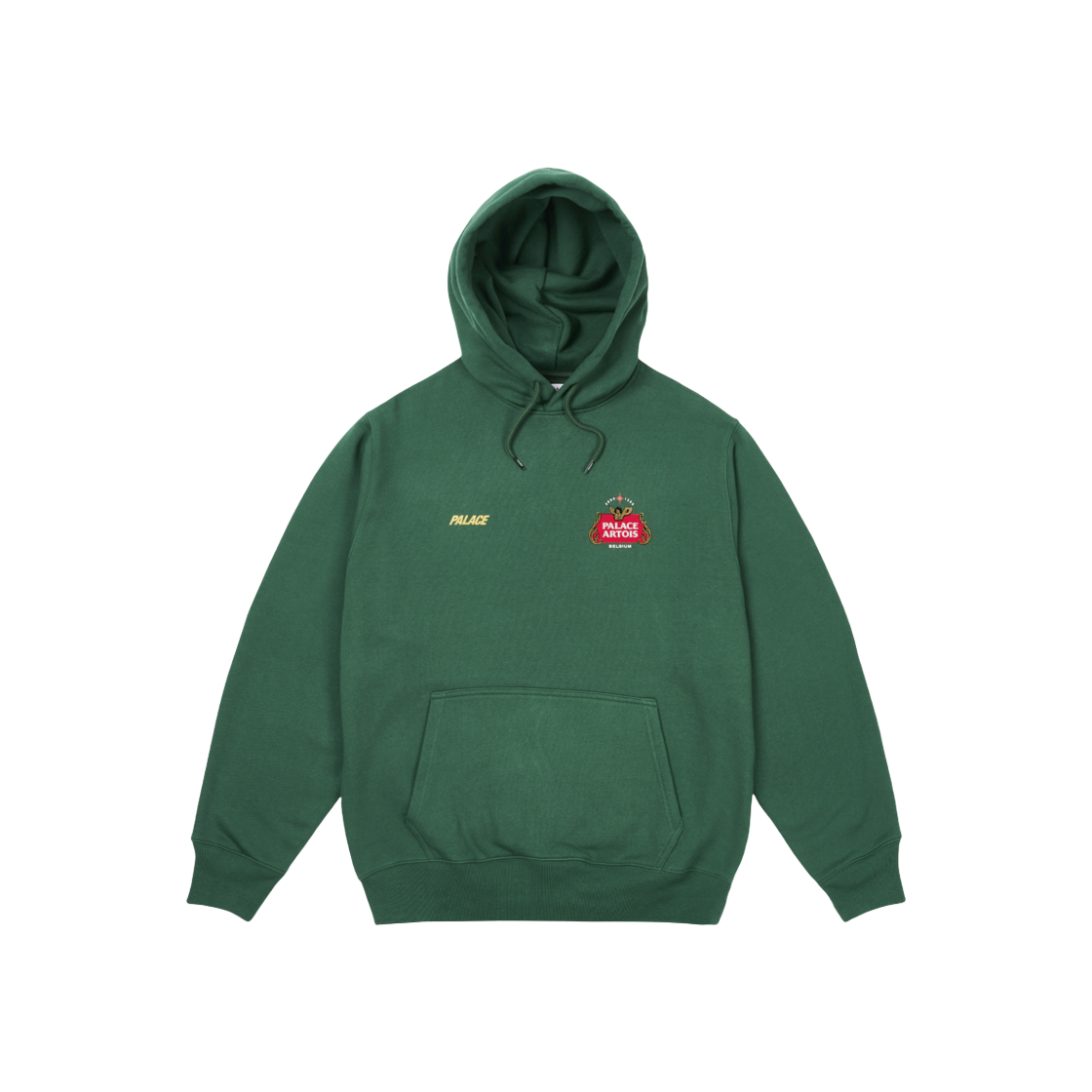 Palace x Stella Artois Hoodie Green - 24SS 상세 이미지 1