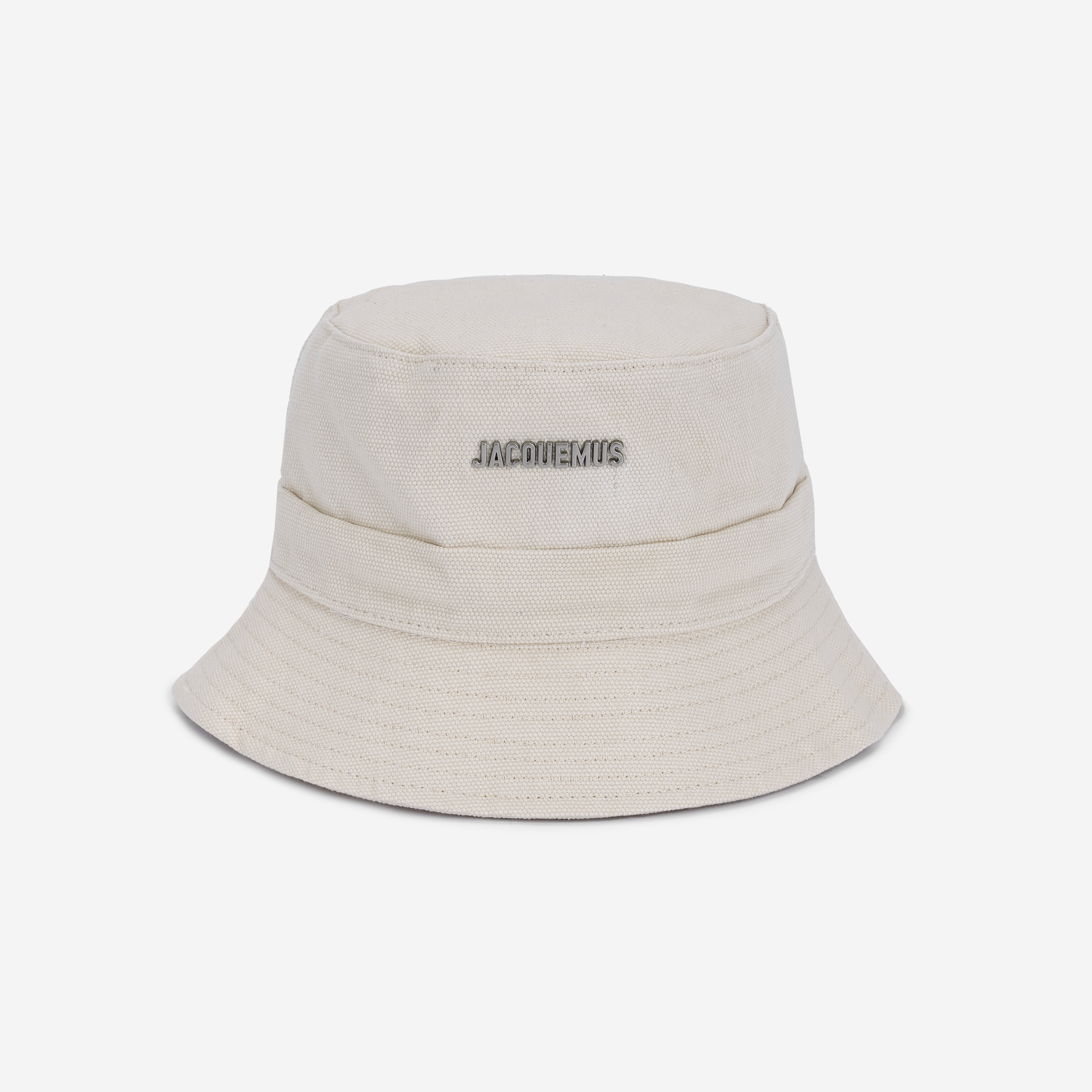 Jacquemus Le Bob Gadjo Bow Bucket Hat Off White