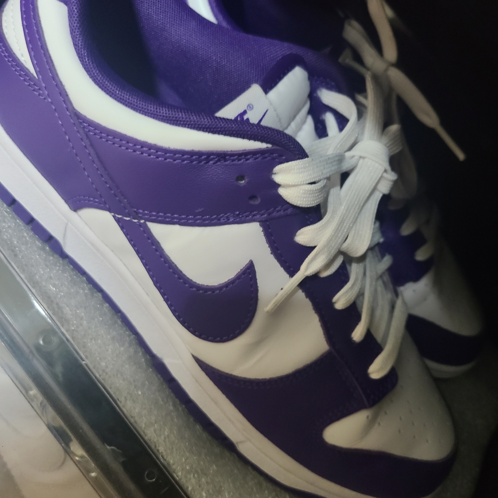 Nike Dunk Low Retro Championship Court Purple 착용 스타일