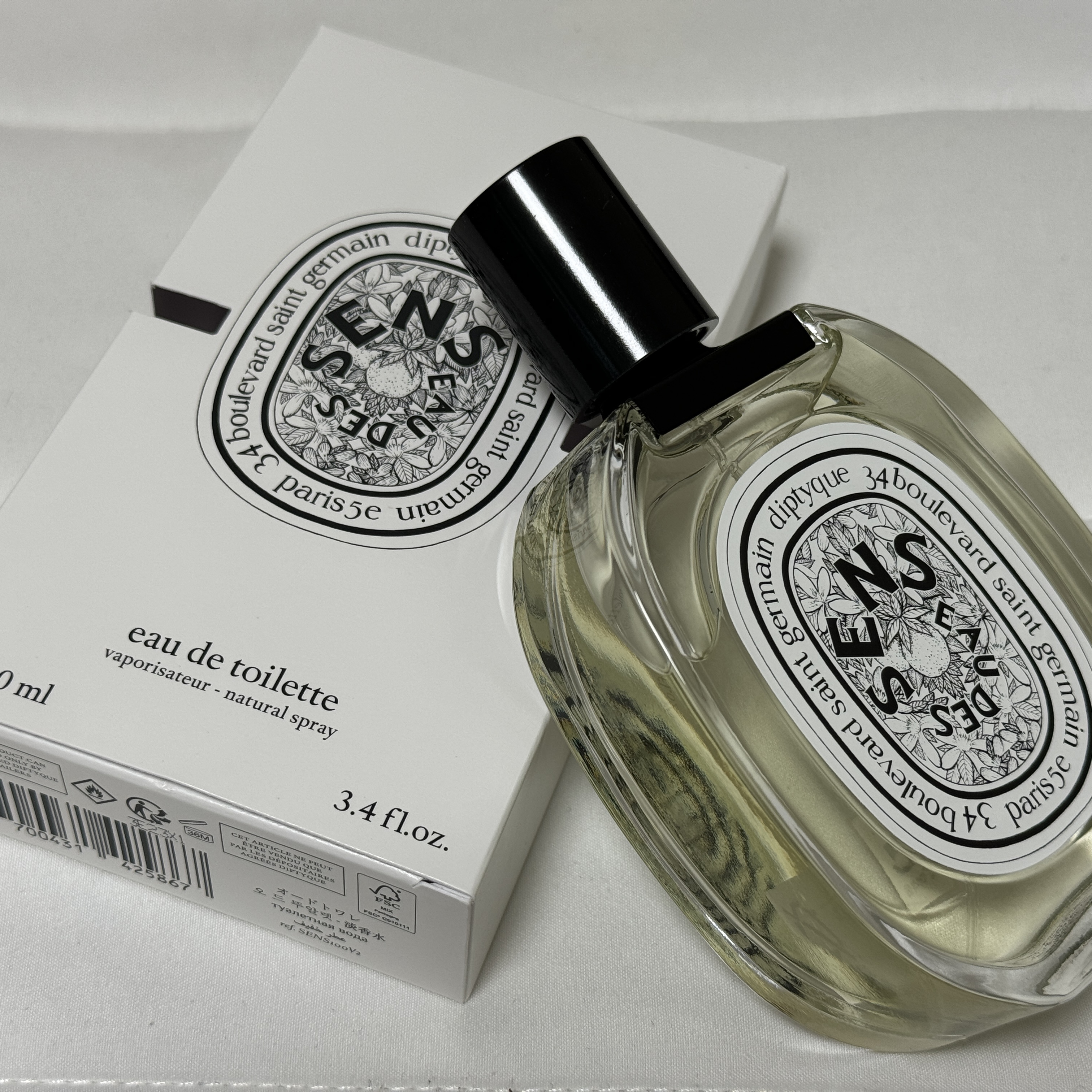 Diptyque Eau Des Sens Eau De Toilette 100ml 착용 스타일