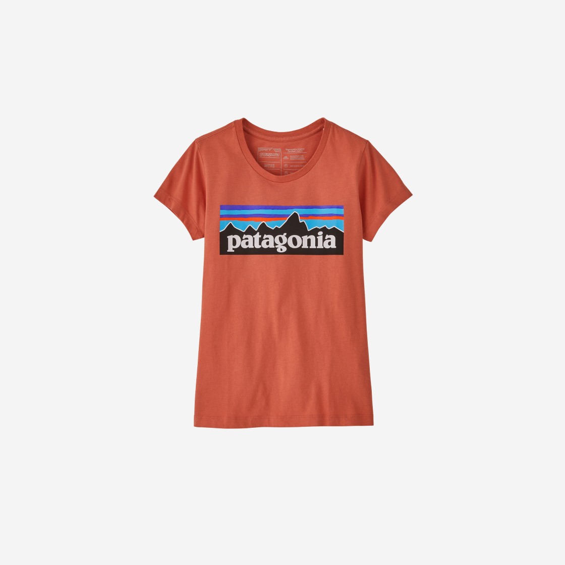 (Kids) Patagonia Regenerative Organic Certified Cotton P-6 Logo T-Shirt Quartz Coral 상세 이미지 1