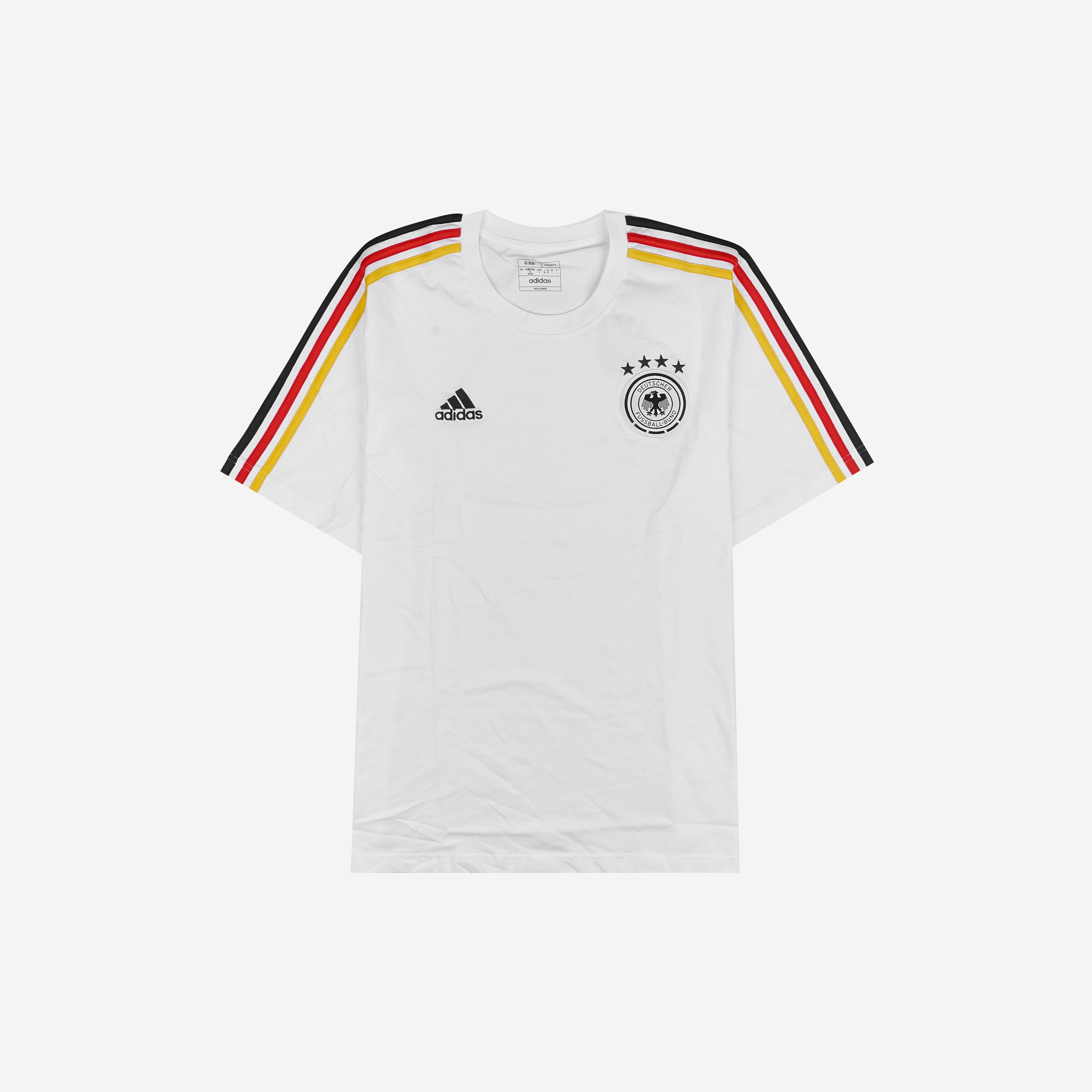 Adidas Germany DNA 3-Stripe T-Shirt White - KR Sizing