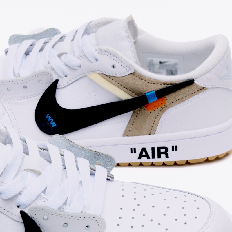 Jordan 1 Retro Low Golf White Pure Platinum 착용 스타일 - 8