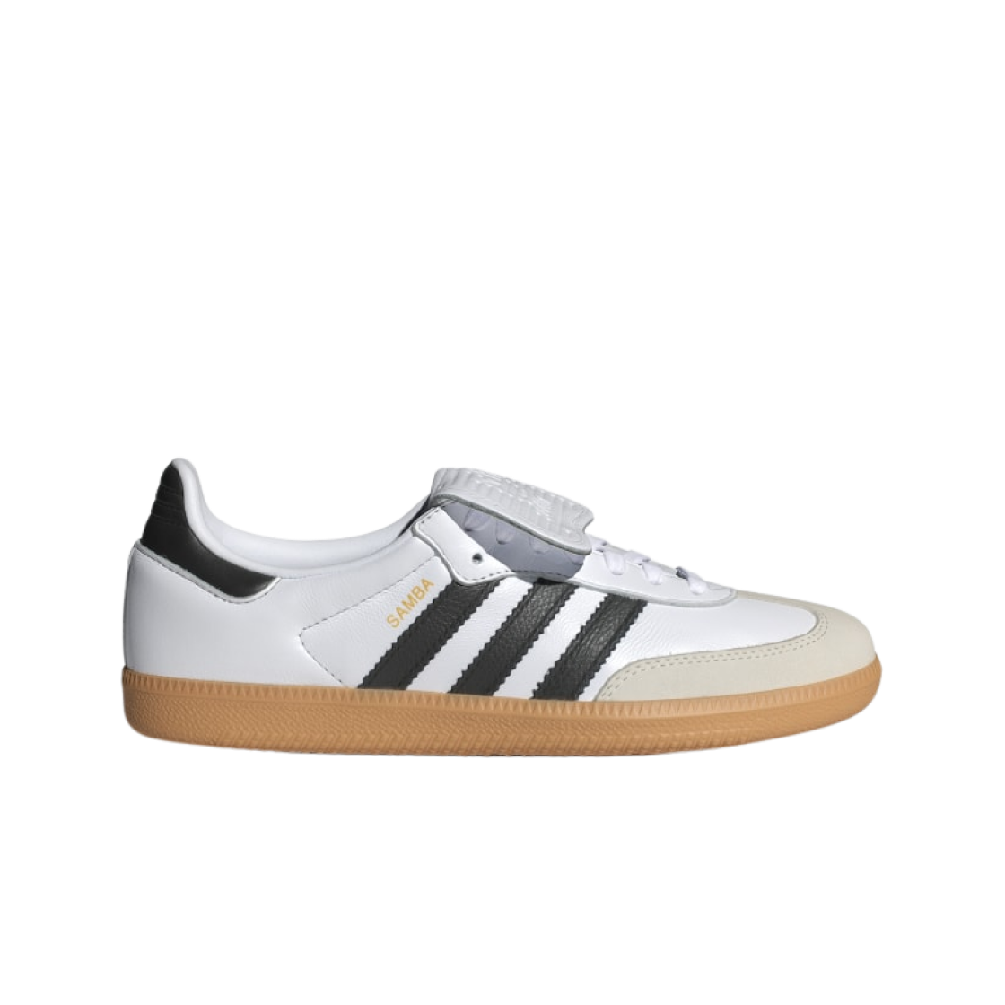 (W) 아디다스 삼바 LT 코어 블랙 클라우드 화이트 골드 메탈릭((W) Adidas Samba LT Core Black Cloud White Gold Metallic)
