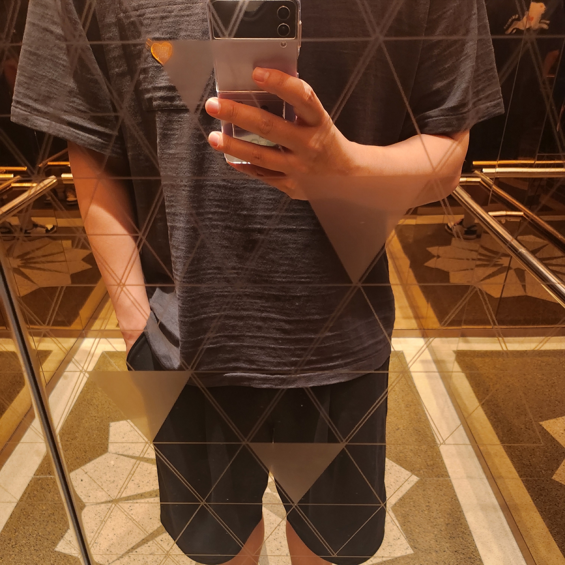 Human Made Pocket T-Shirt Black - Shibuya Parco Store Exclusive 착용 스타일