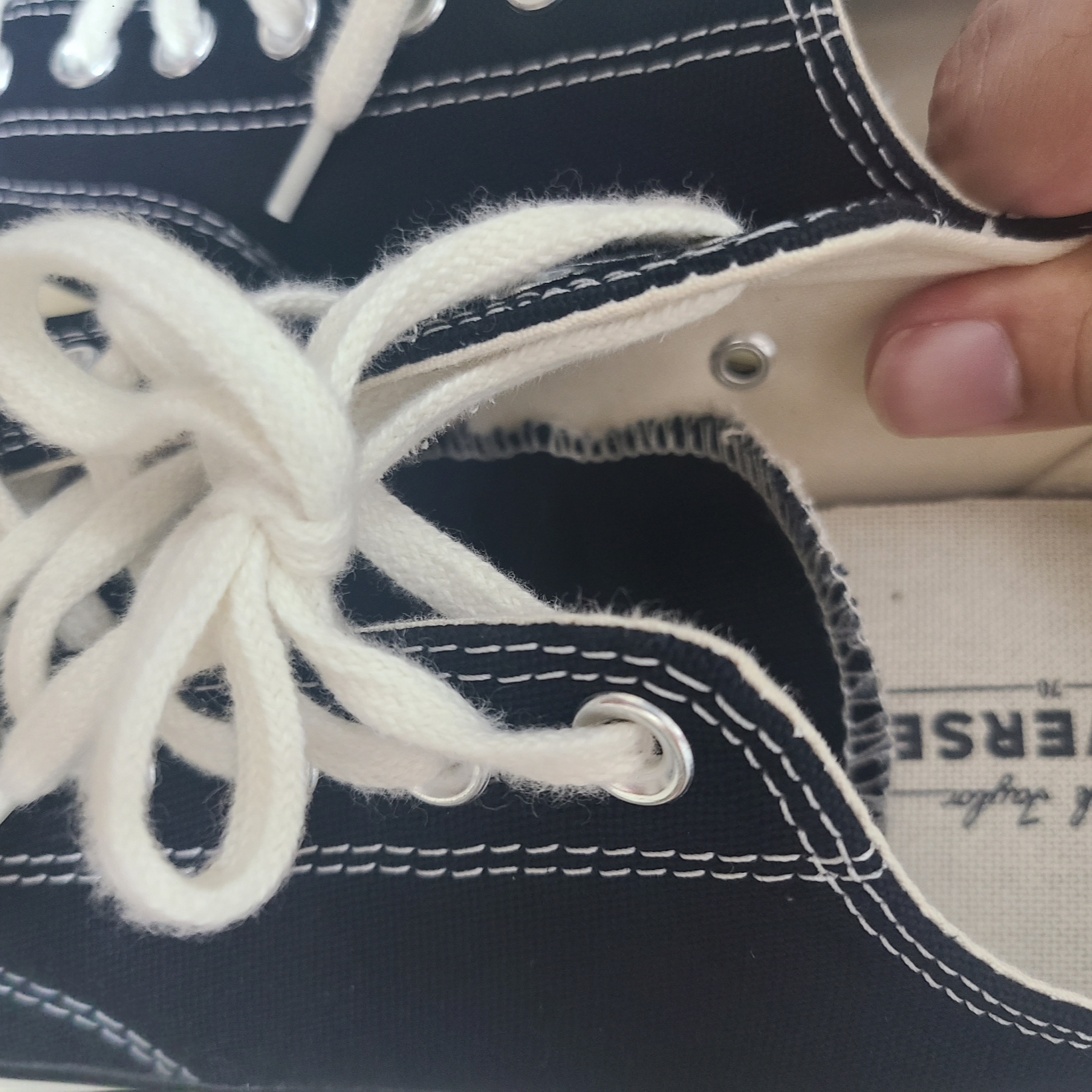 Converse Chuck 70 Ox Black - Standard 착용 스타일
