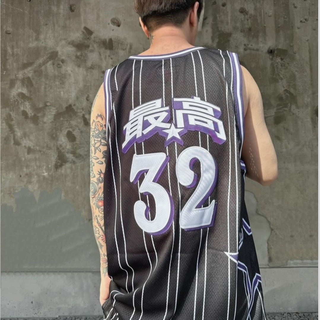 Supreme Star Basketball Jersey White - 24SS, Supreme Star Basketball Jersey Black - 24SS 착용 스타일 - 5