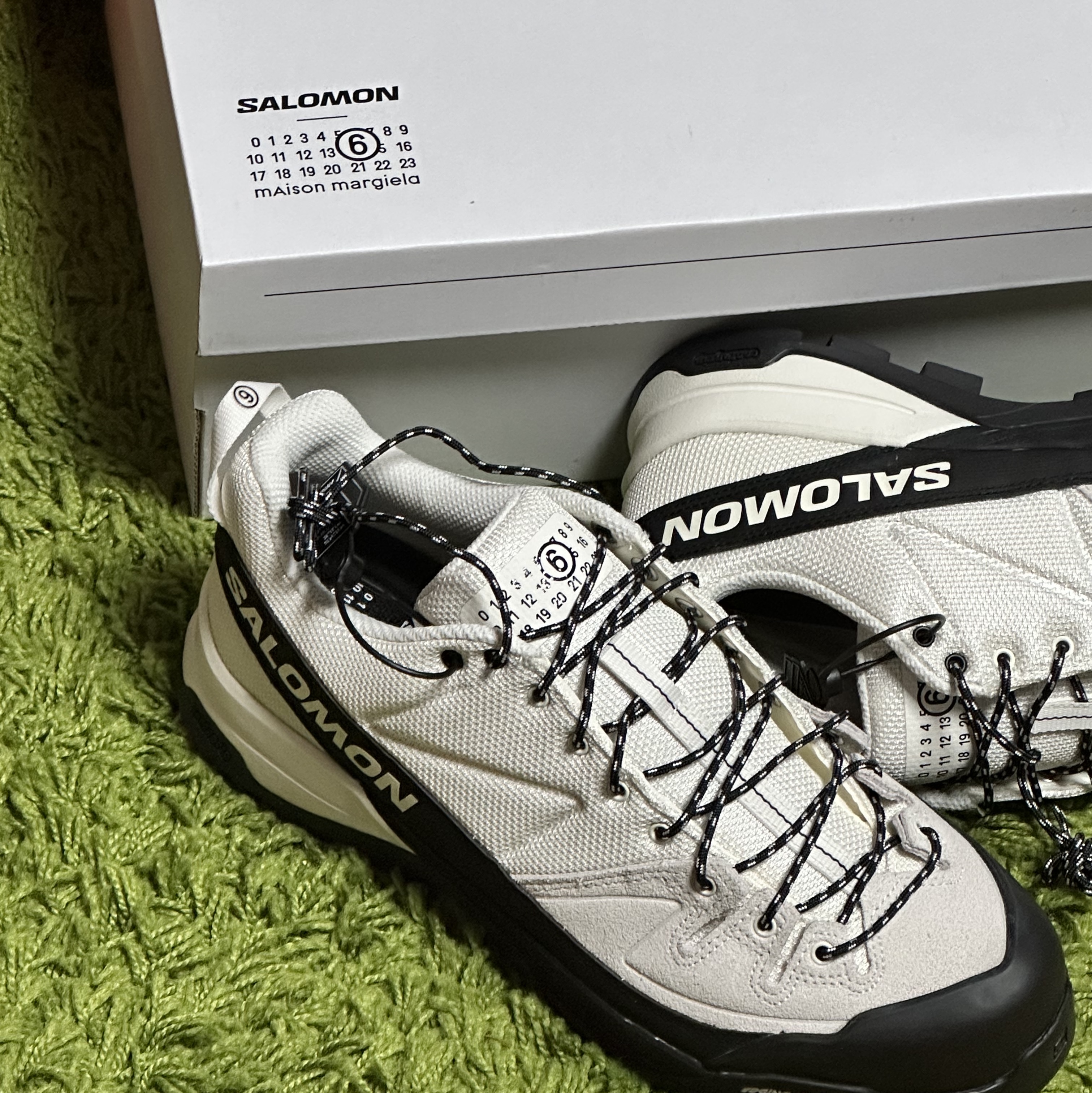Salomon x MM6 Maison Margiela X-ALP White 착용 스타일