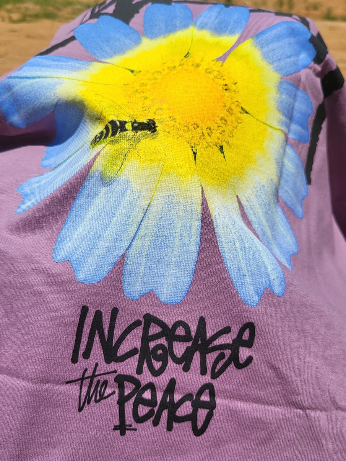 Stussy ITP Flower T-Shirt Orchid 착용 스타일 - 1
