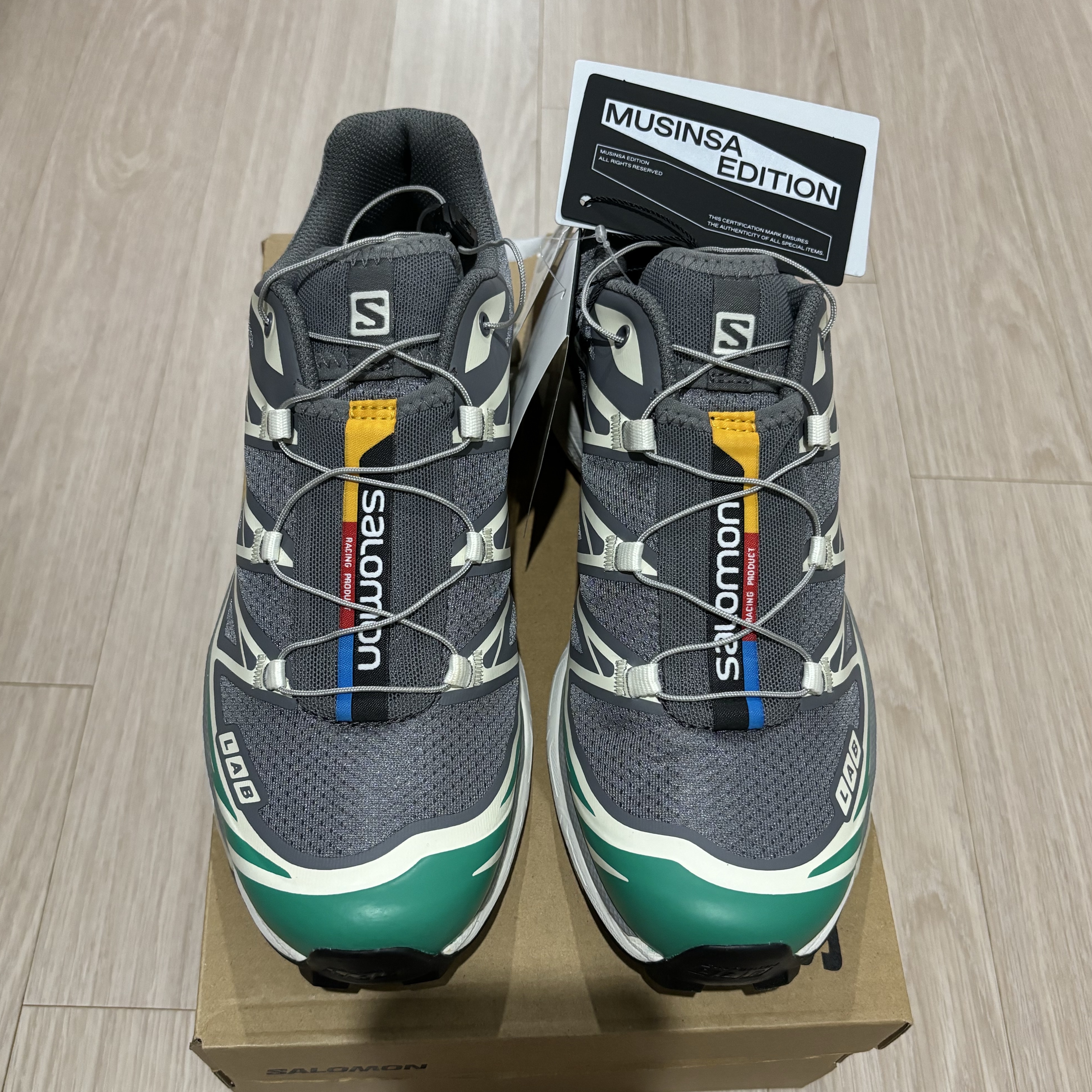 Salomon XT-6 Quiet Shade Deep Green 착용 스타일 - 2