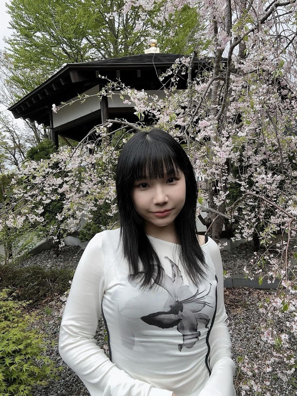 Elfelfelf Archives Women Lily Scarf Top Ivory, Elfelfelf Archives Women Lily Scarf Top Black 착용 스타일