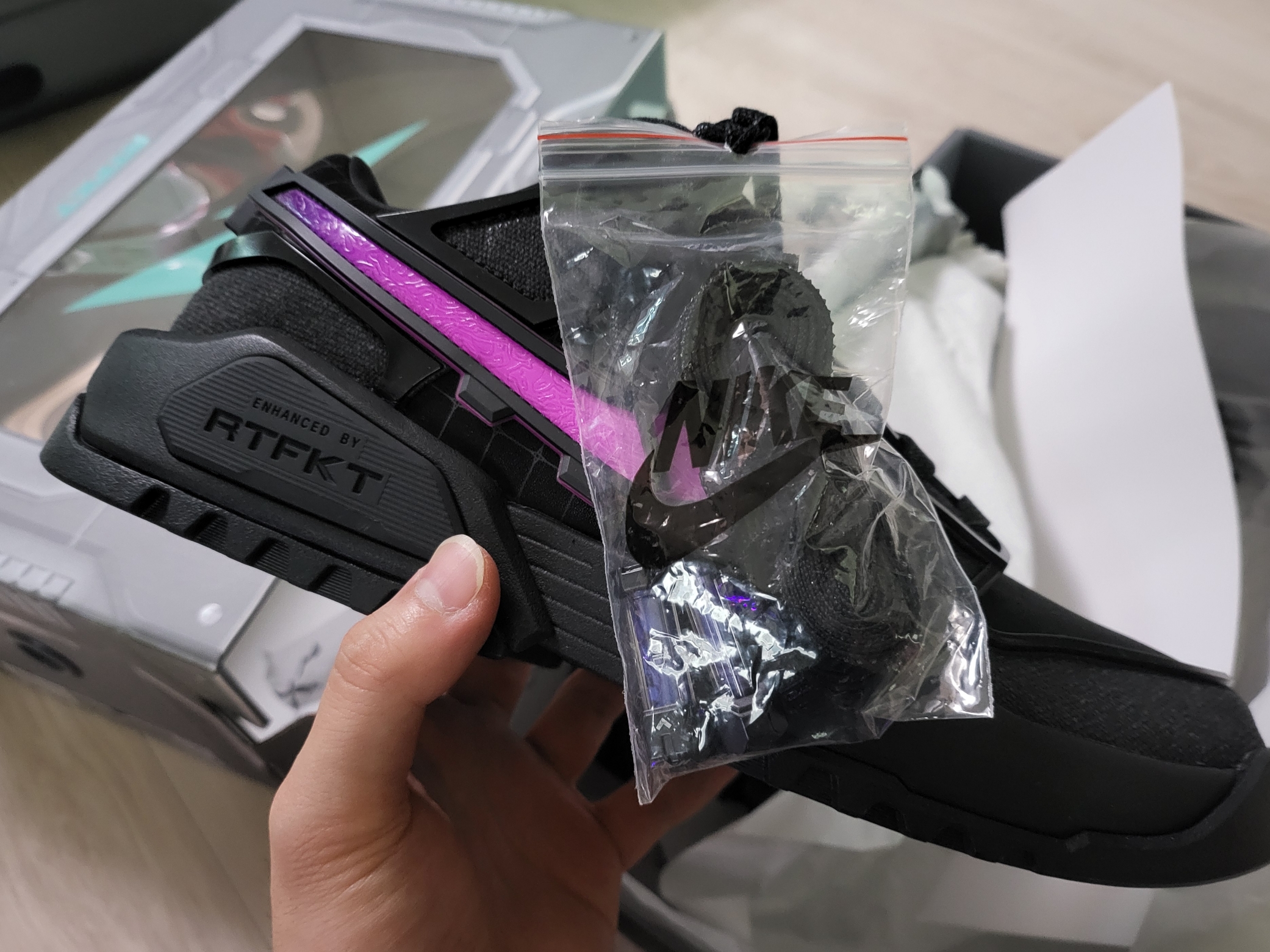 Nike x RTFKT Dunk Genesis Void 착용 스타일 - 4