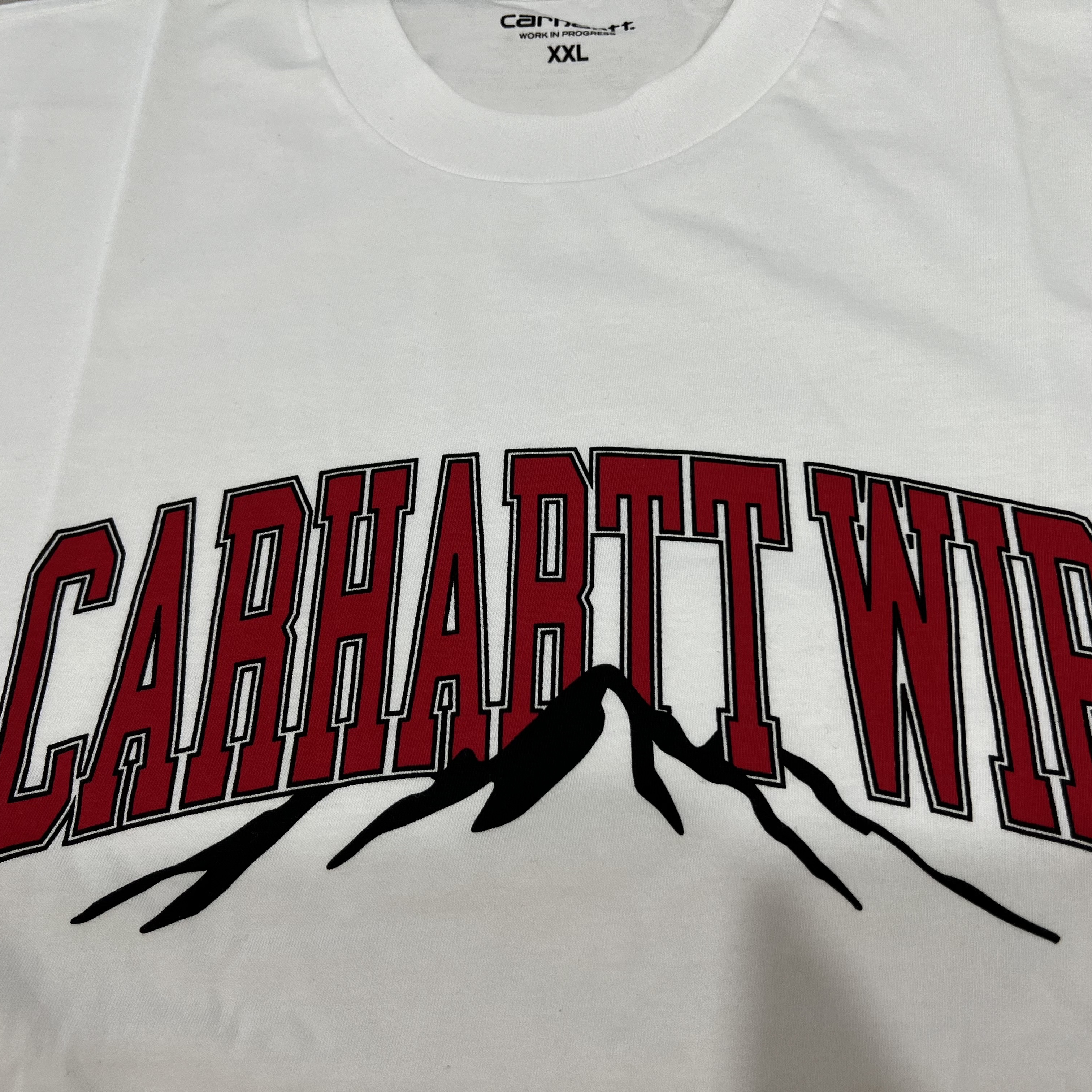 Carhartt WIP S/S Mountain College T-Shirt Black, Carhartt WIP Mountain College T-Shirt White 착용 스타일 - 4