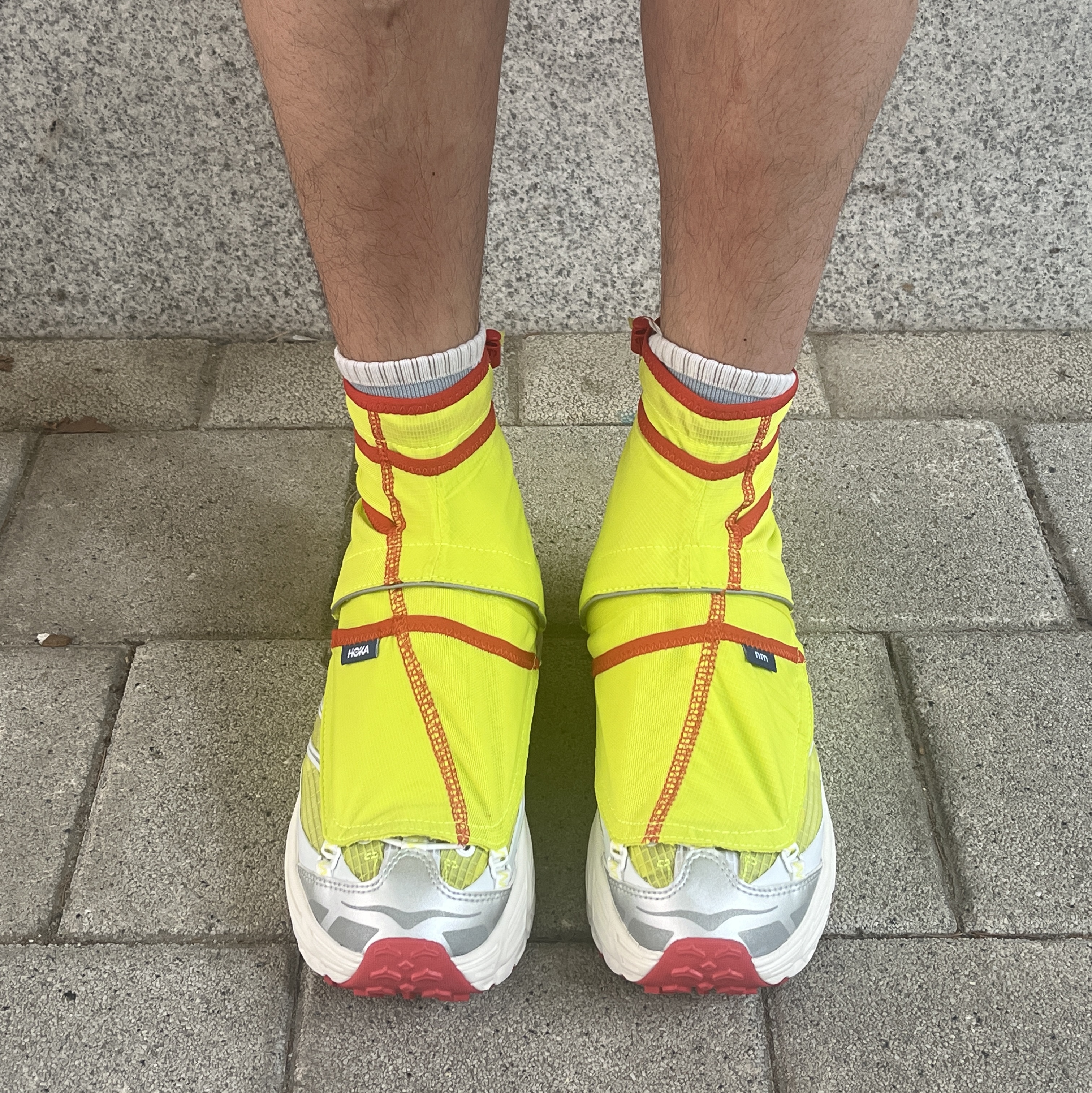Hoka x Nicole McLaughlin Mafate Three 2 White Neon 착용 스타일