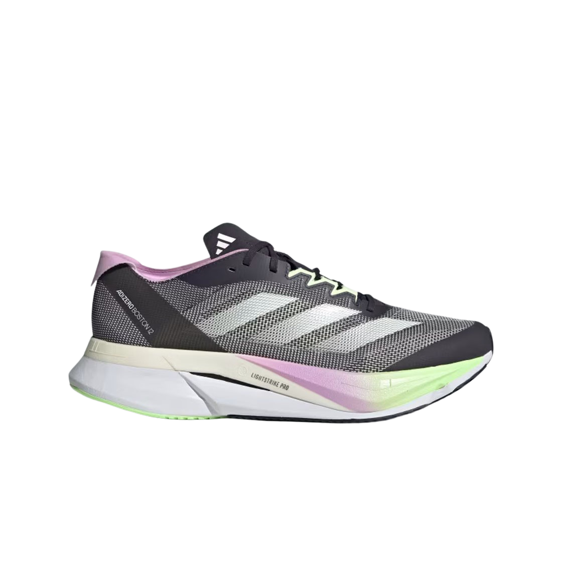 아디다스 아디제로 보스턴 12 오로라 블랙 제로 메탈릭(Adidas Adizero Boston 12 Aurora Black Zero Metalic)