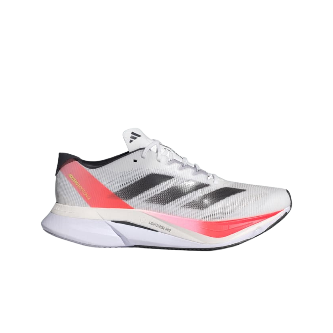 Adidas Adizero Boston 12 Shoes Cloud White Aurora Met 상세 이미지 1