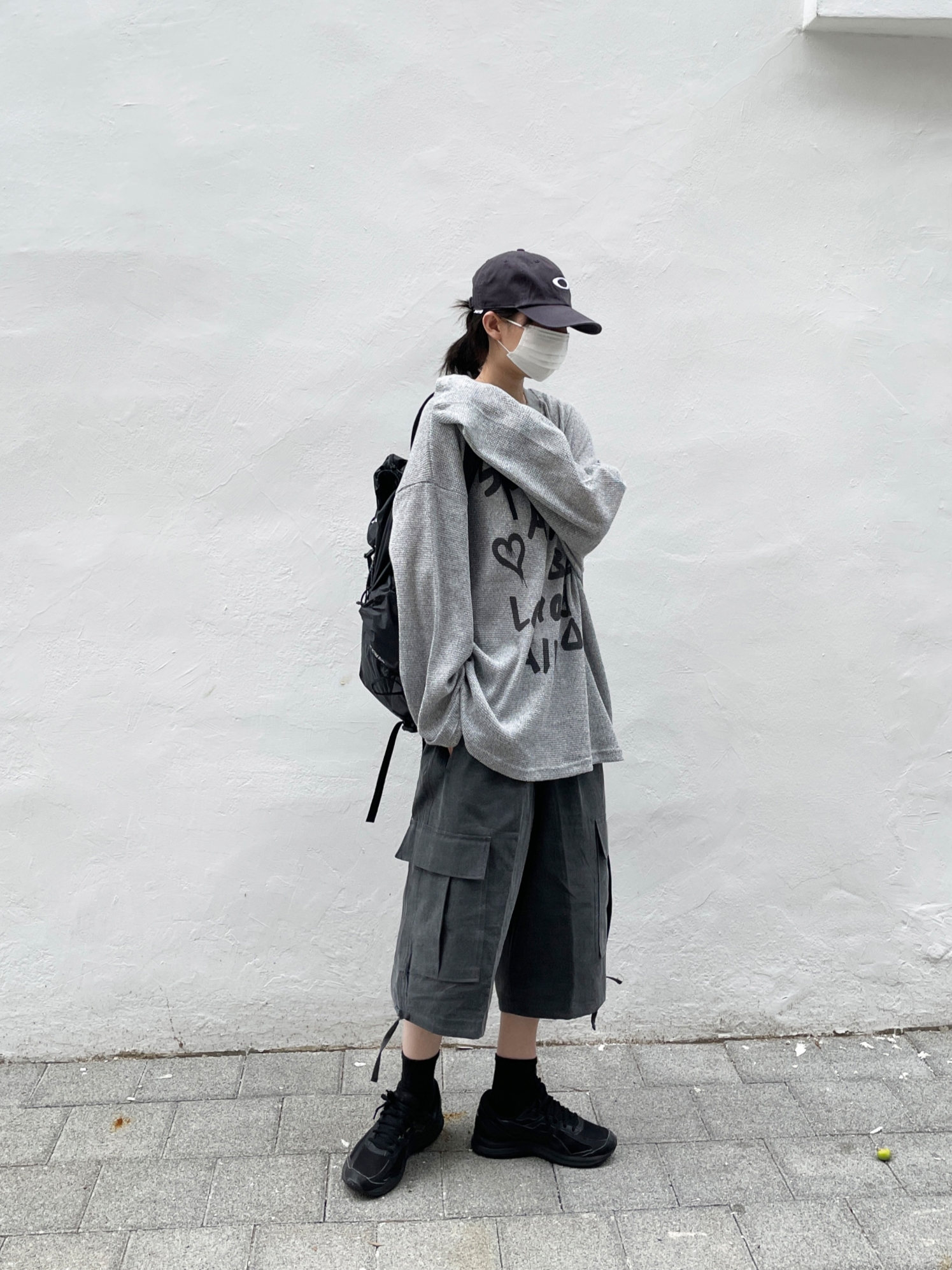 Asics Jog 100 S Black - 2E Wide, Oakley Remix Dad Hat Blackout 착용 스타일 - 1