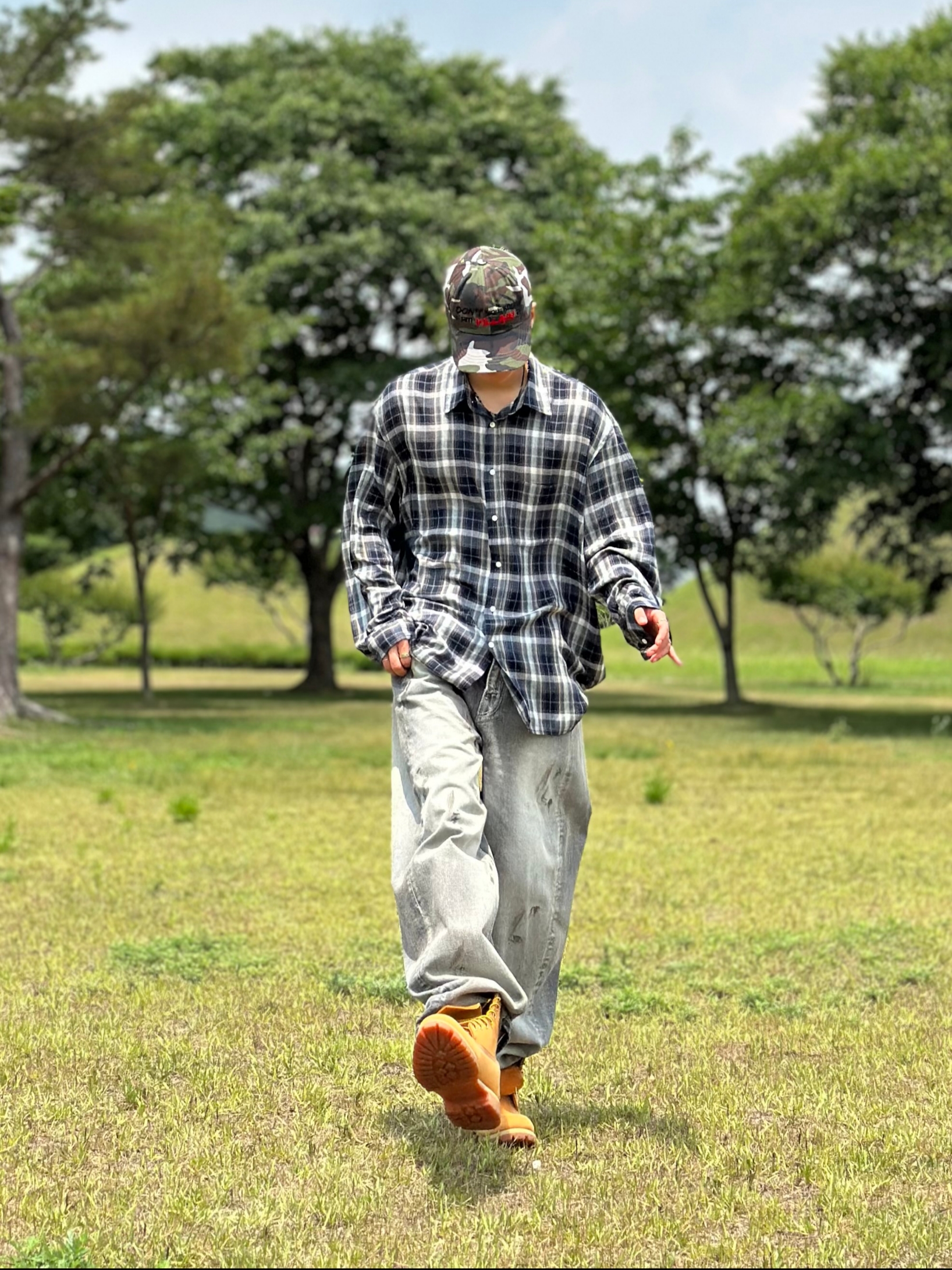 Timberland Premium 6 inch Waterproof Boot Wheat Nubuck - Wide 착용 스타일 - 3