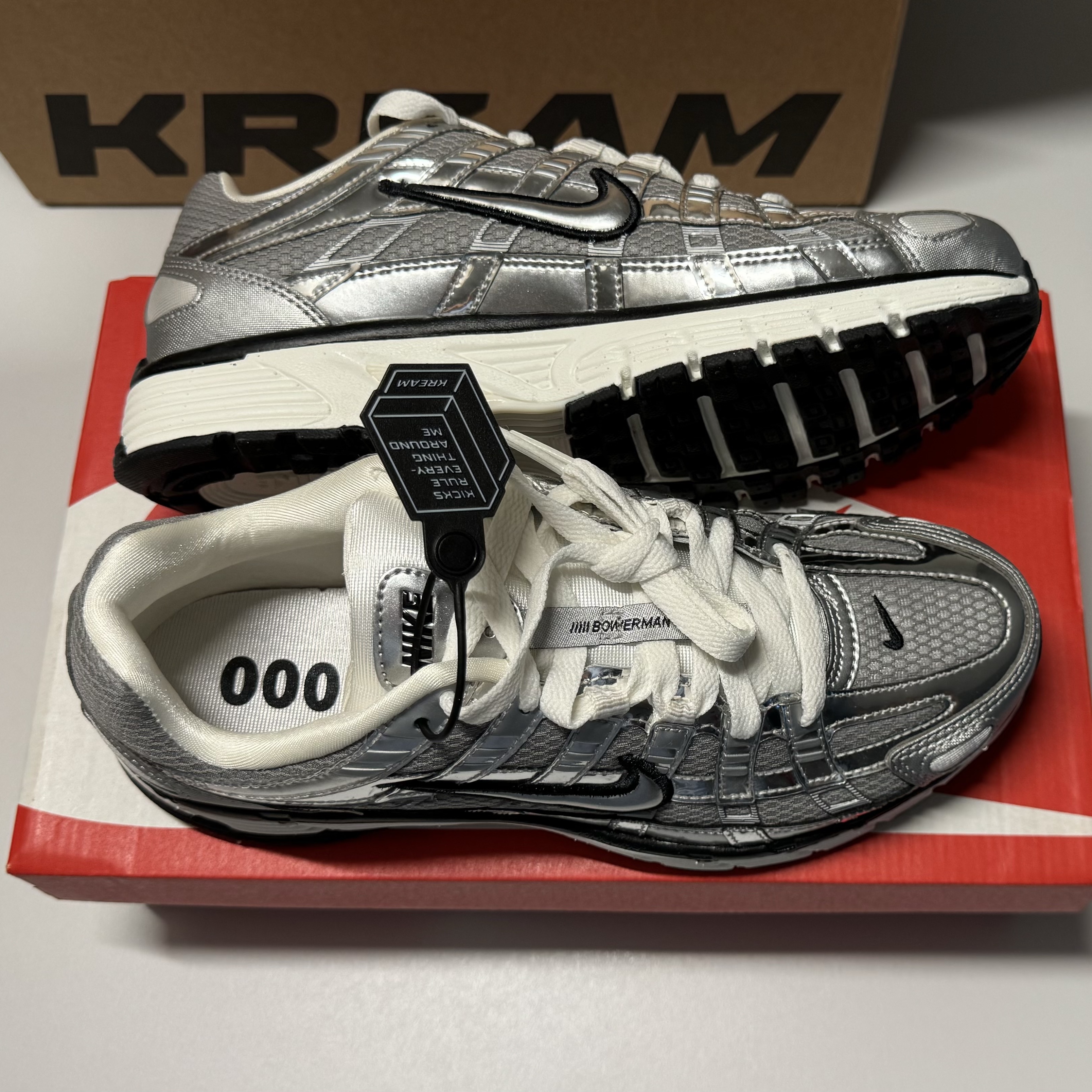 Nike P-6000 Metallic Silver 착용 스타일 - 5