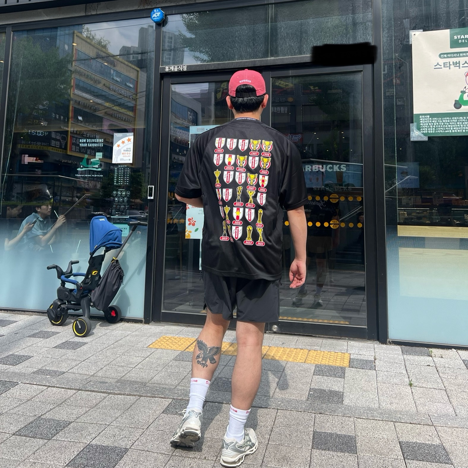 Supreme Cordura Denim Small Box 6-Panel Pink - 24SS, Gentle Monster x Maison Margiela MM113 Black Clear 착용 스타일
