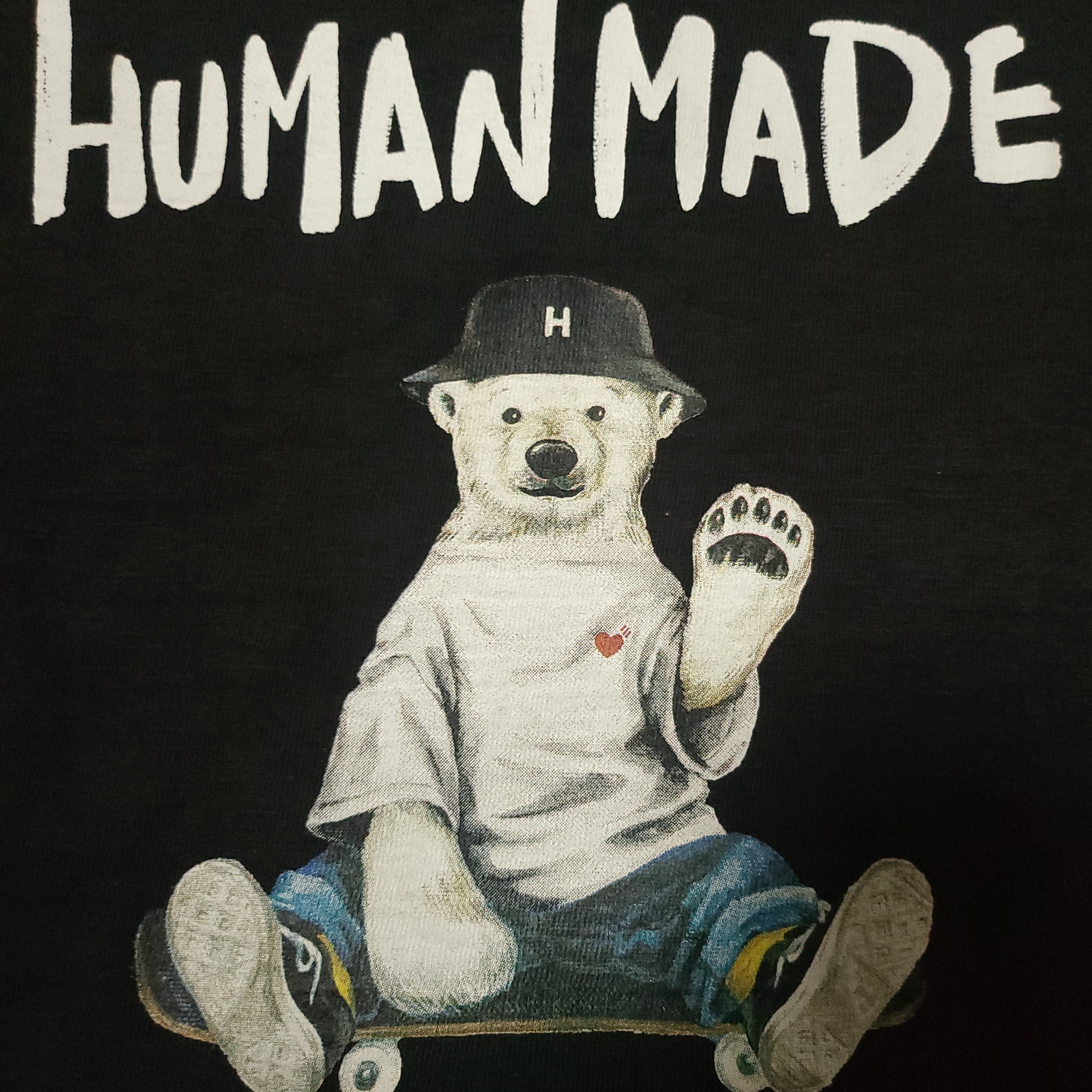 Human Made Graphic T-Shirt #16 Black 착용 스타일 - 1