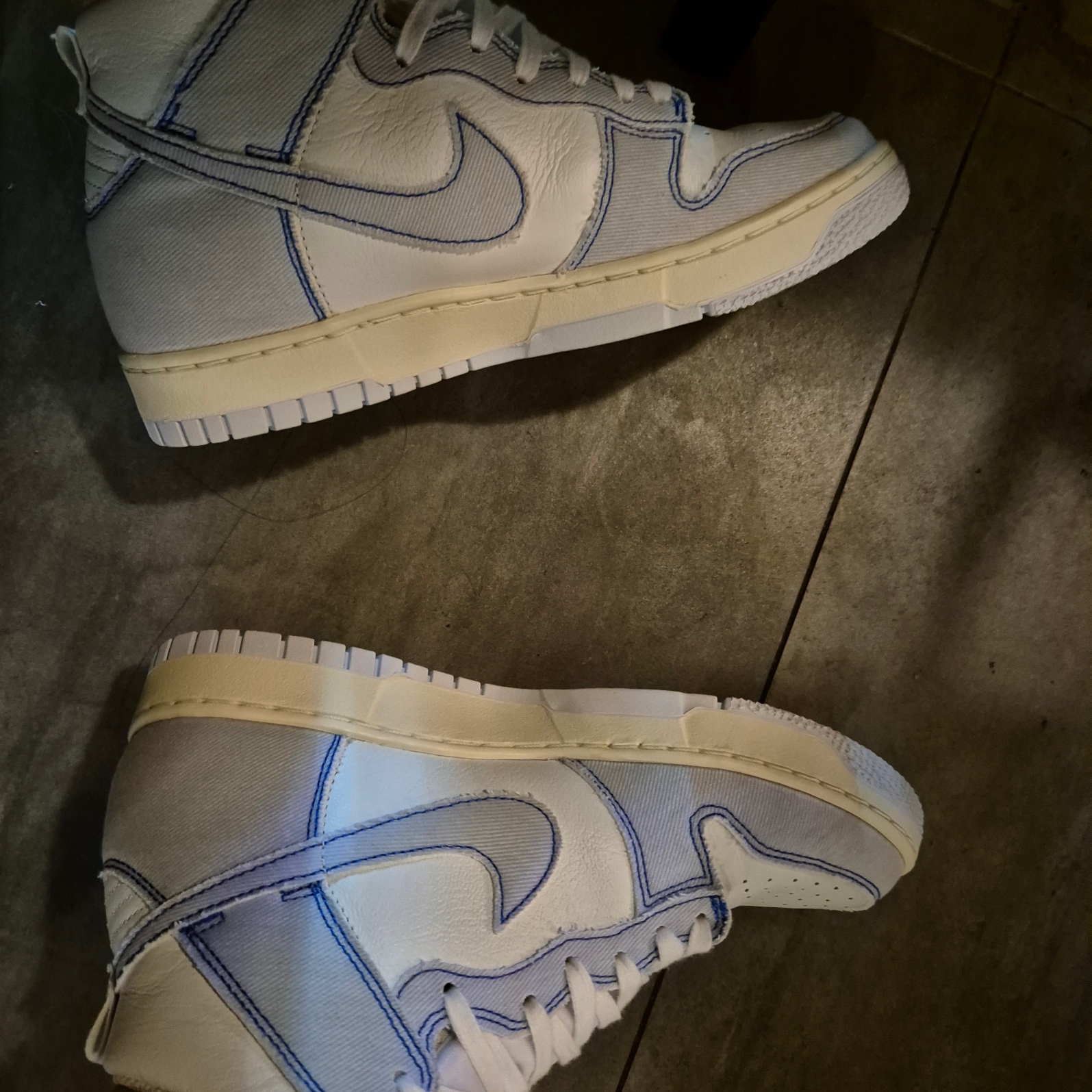 Nike Dunk High 1985 Royal Blue 착용 스타일 - 1