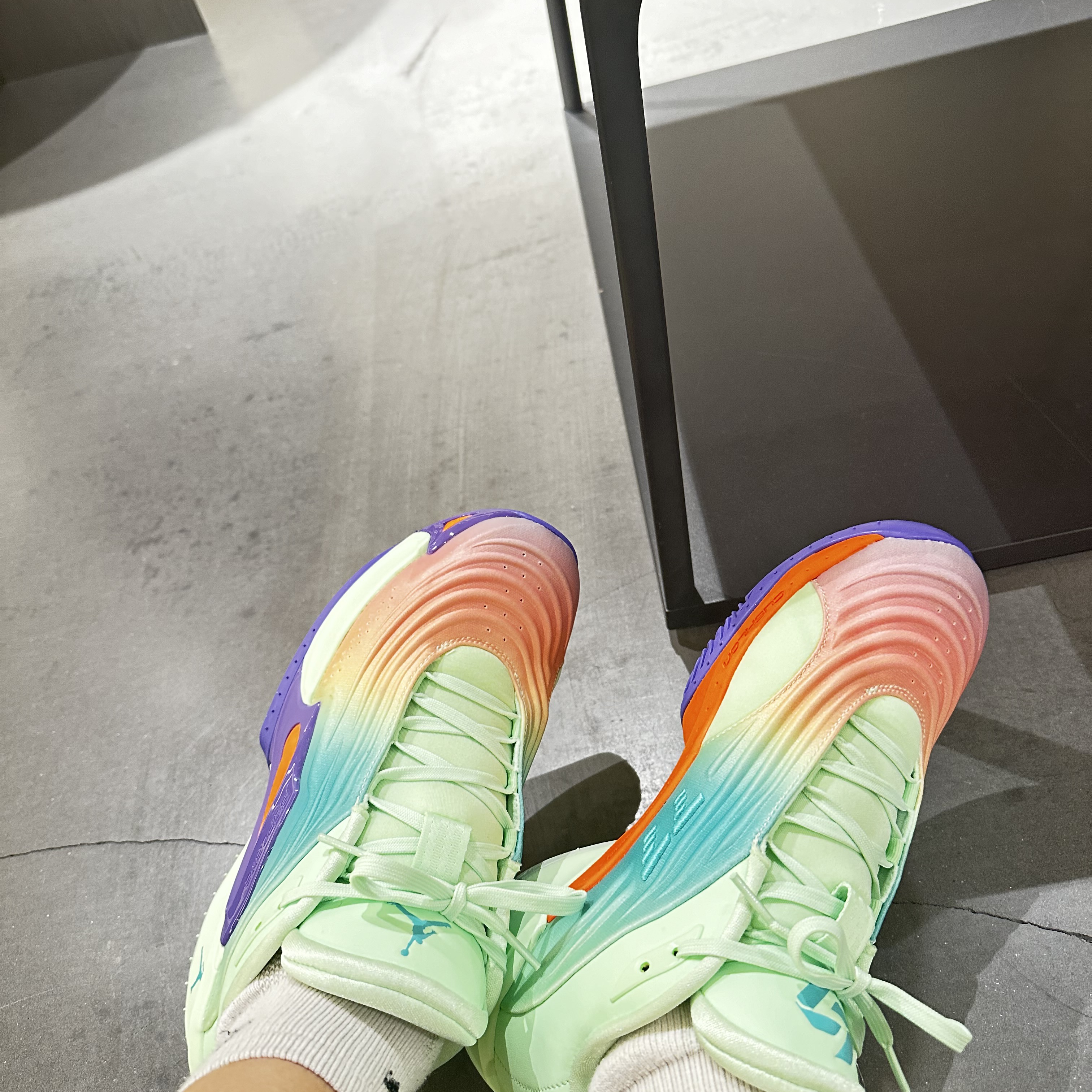 Jordan Luka 3 PF Vapor Green Hyper Jade 착용 스타일 - 2