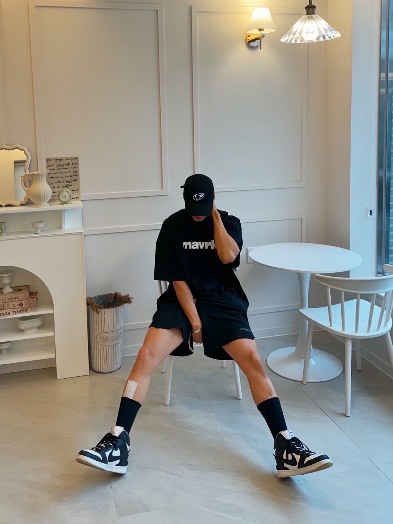 Nike x Ambush Dunk High Black 착용 스타일 - 2
