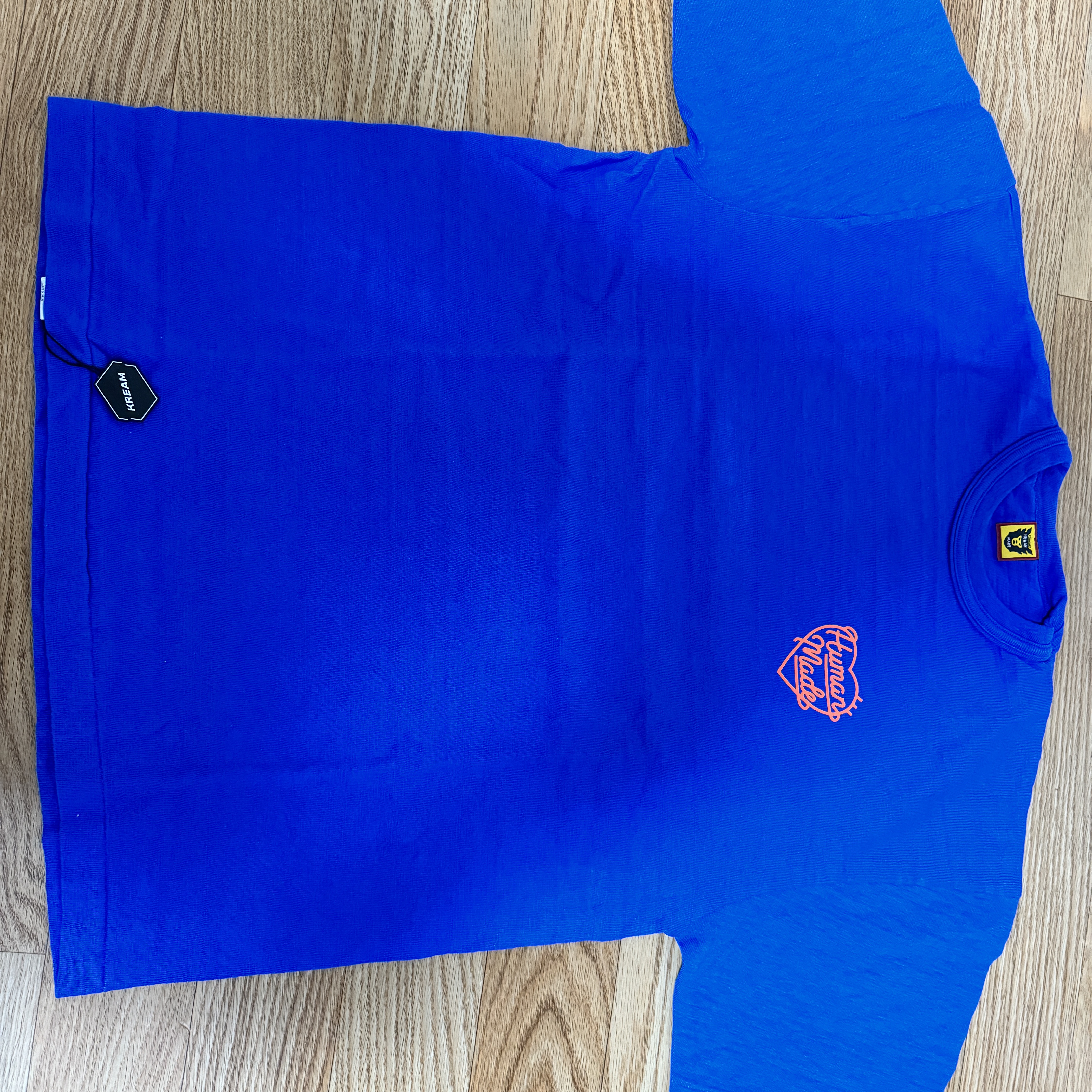 Human Made Color T-Shirt Blue 착용 스타일 - 2