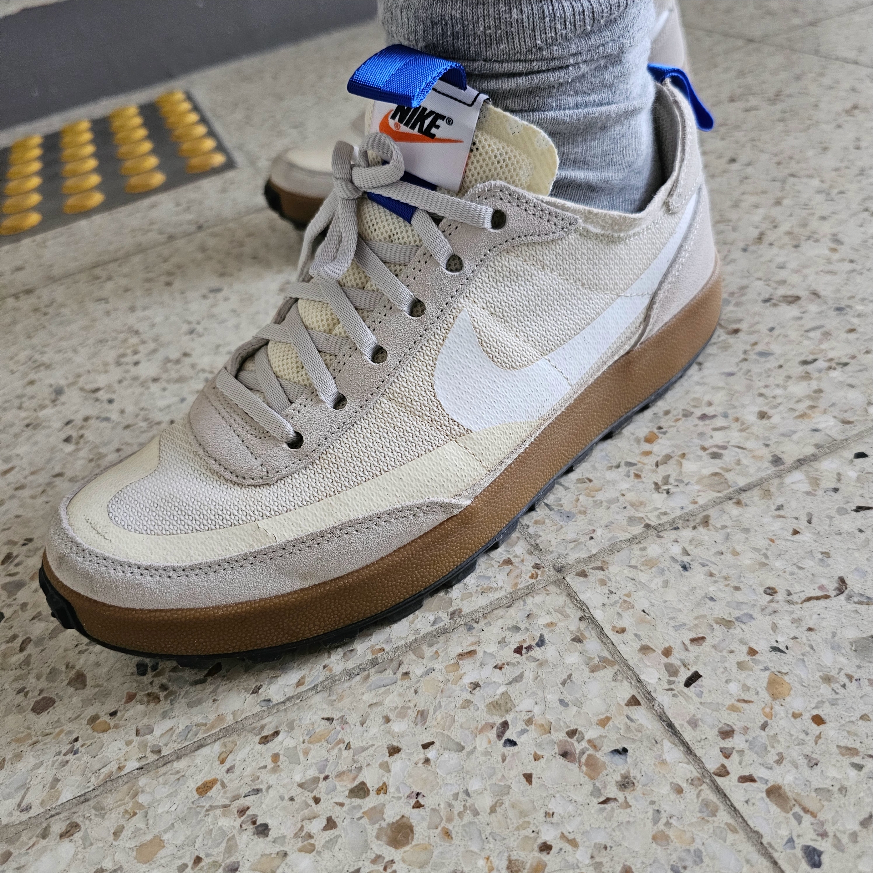 Nike x Tom Sachs General Purpose Shoe Light Cream 착용 스타일