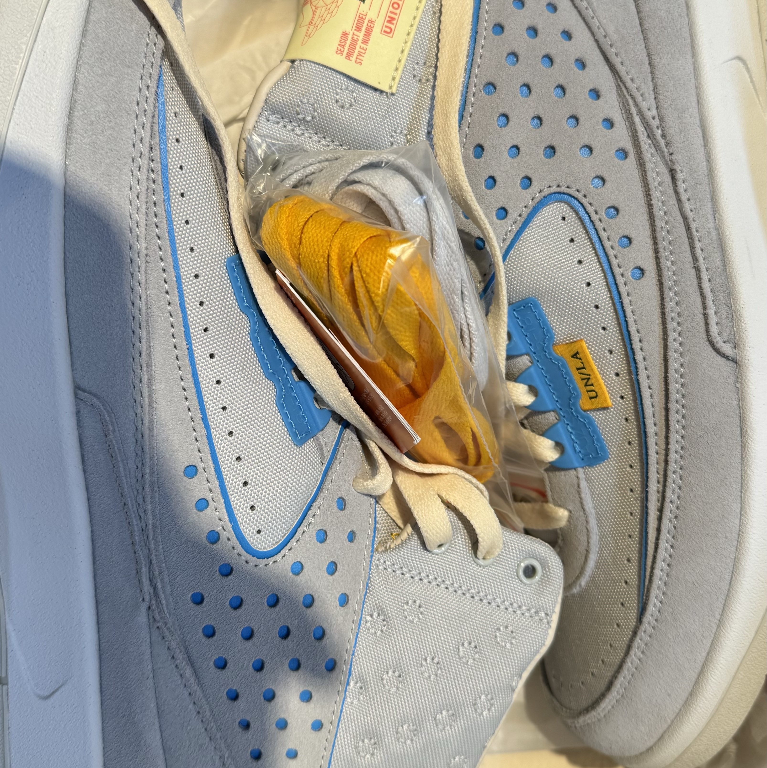 Jordan 2 x Union Retro SP Grey Fog 착용 스타일
