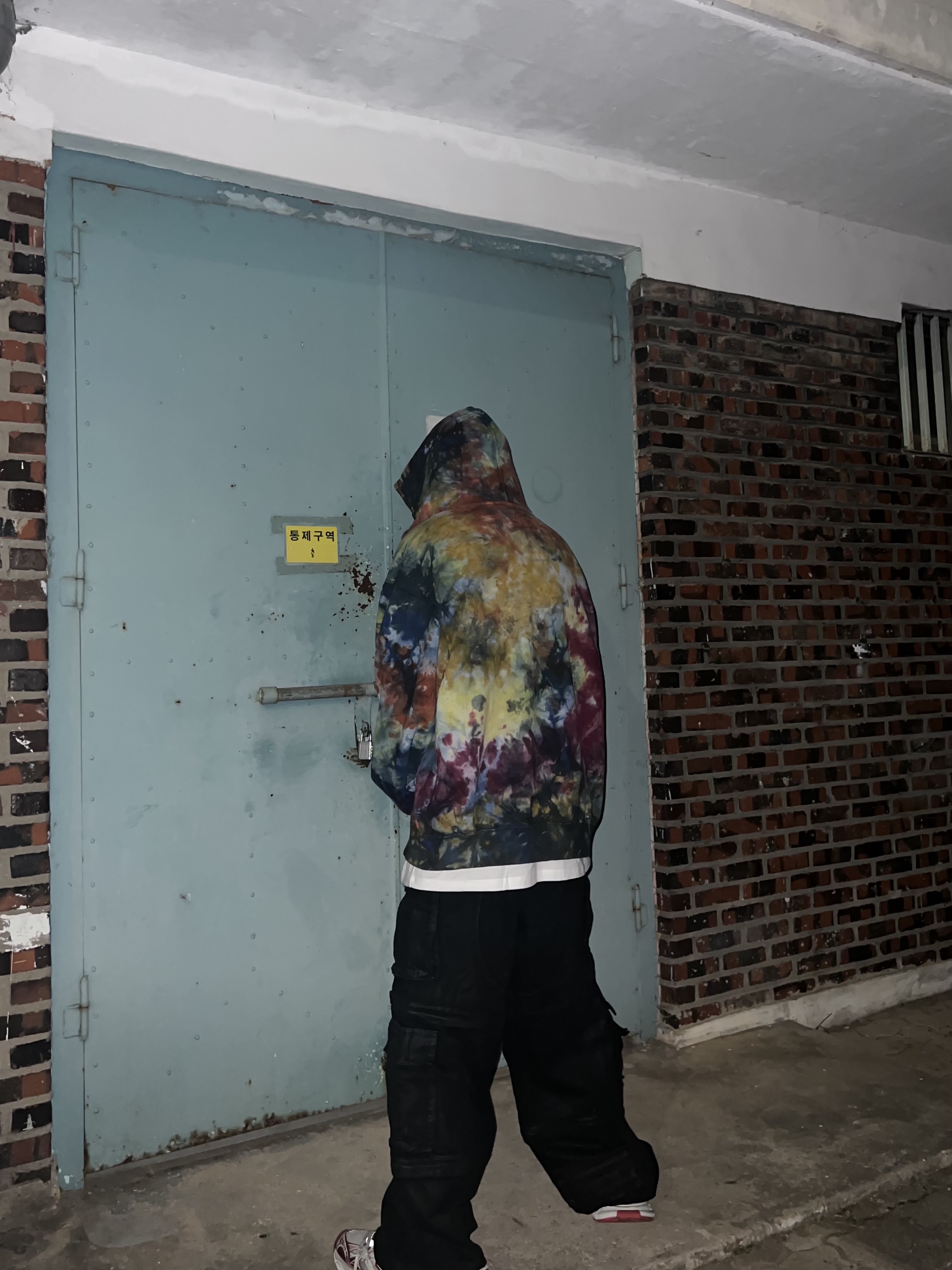 Supreme Overdyed Small Box Zip Up Hooded Sweatshirt Multicolor - 24SS, Supreme x The North Face Sunshield Camp Cap Multi-Color - 20SS 착용 스타일 - 2