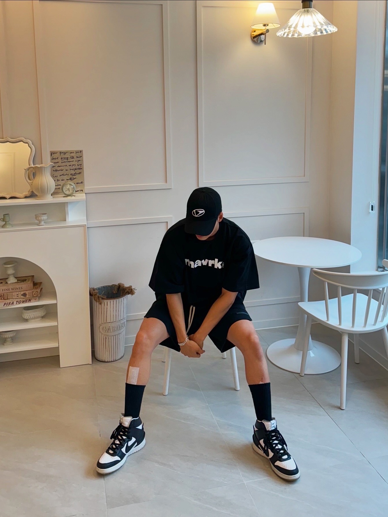 Nike x Ambush Dunk High Black 착용 스타일 - 5