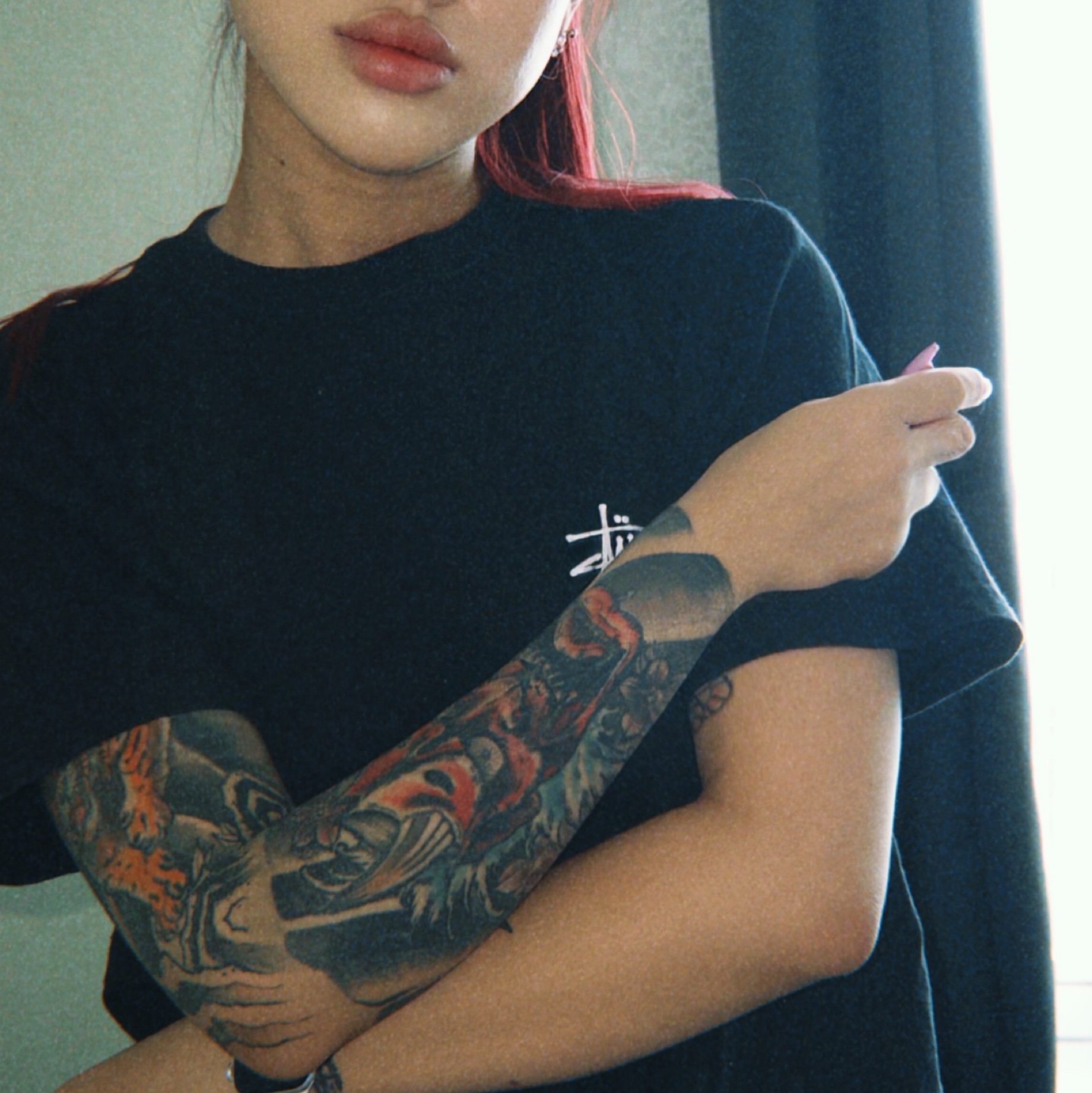 Stussy Basic Stussy T-Shirt Black 2024, 2025 착용 스타일 - 2