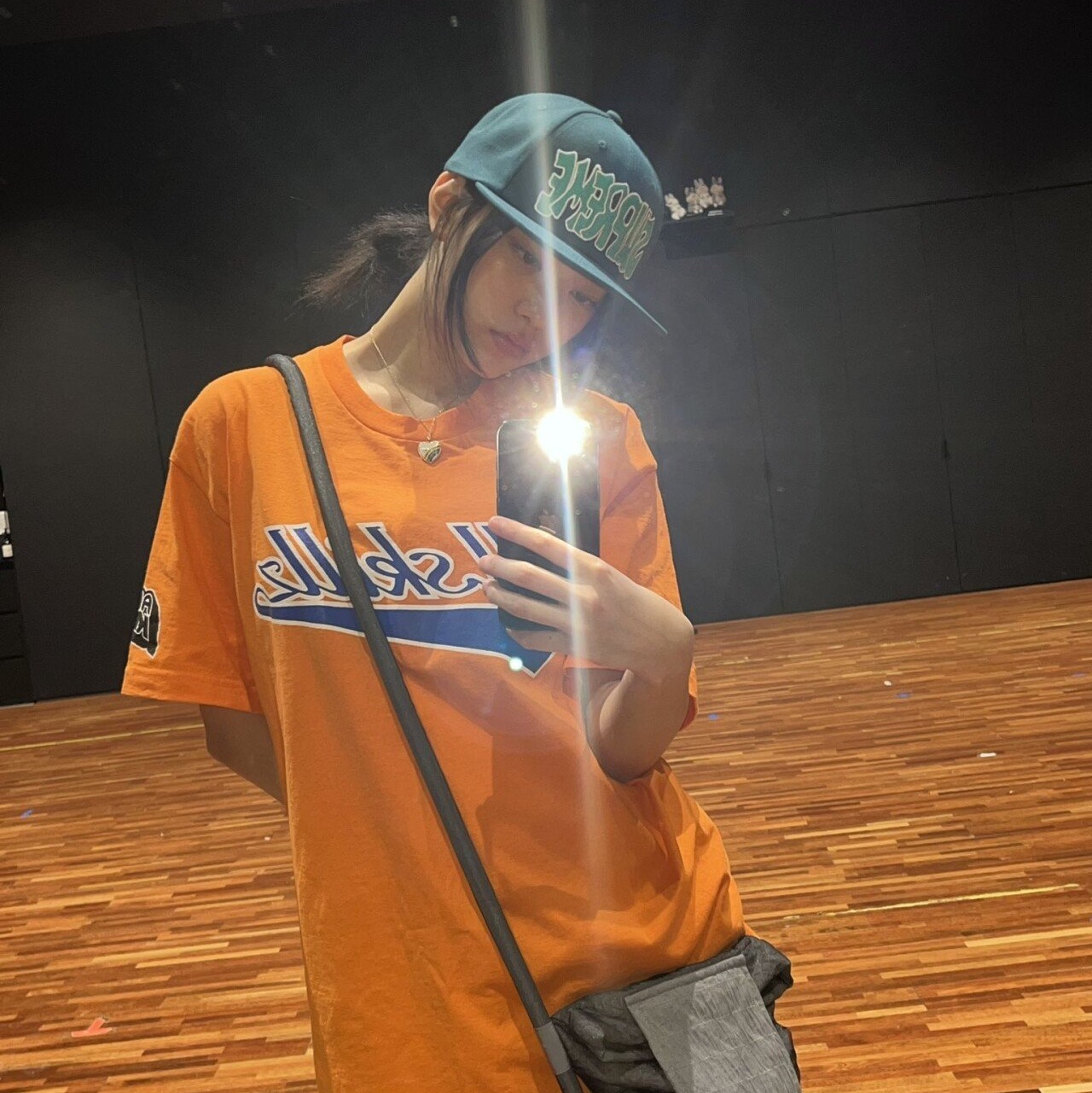Supreme Creep 6-Panel Dark Teal - 24SS 착용 스타일