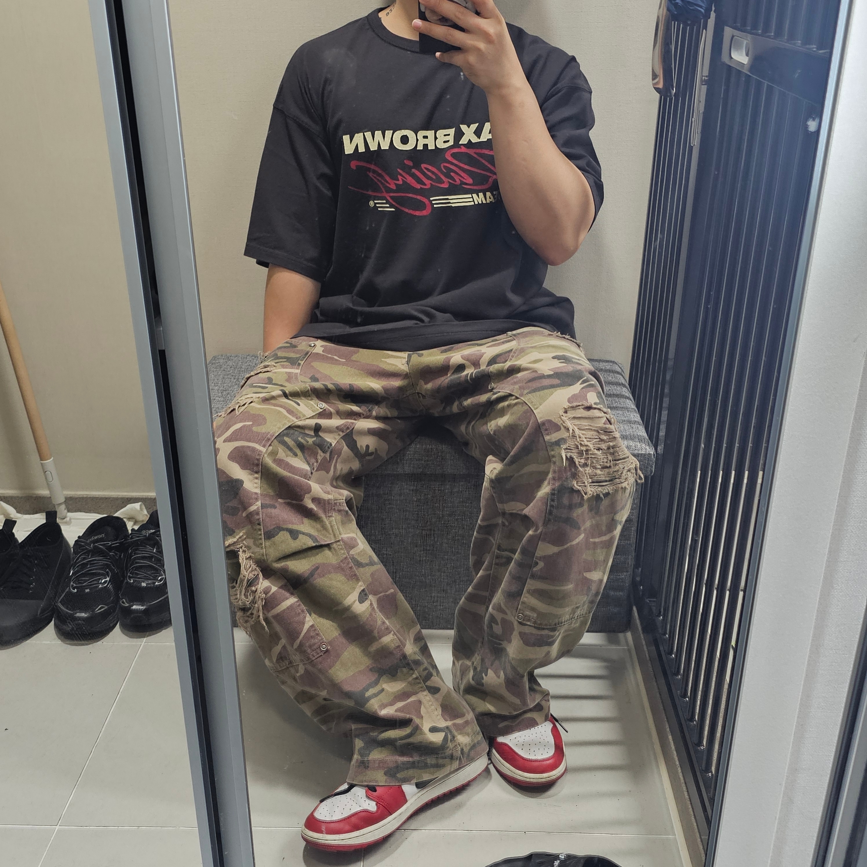 Jordan 1 Low Golf Chicago 착용 스타일