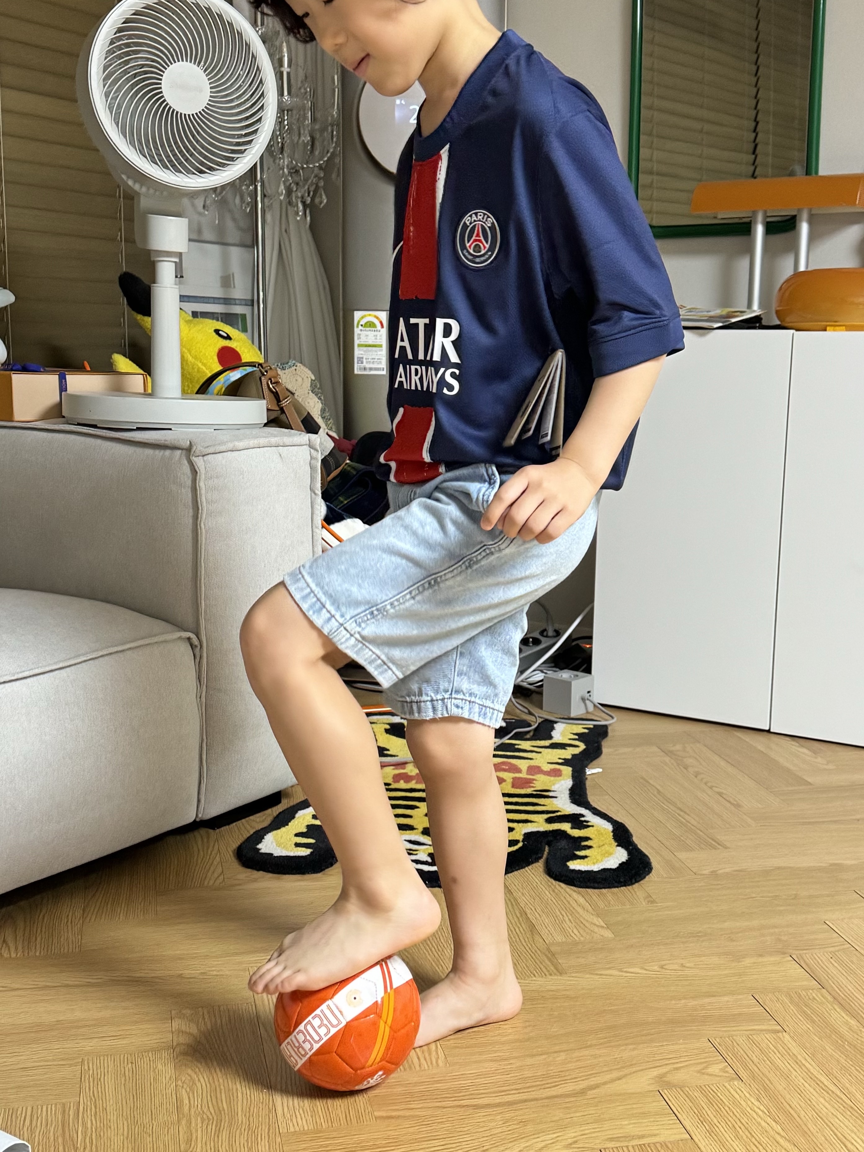 Nike Paris Saint-Germain 2024/25 Dri-Fit Stadium Home Replica Jersey Midnight Navy (Non Marking Ver.) 착용 스타일 - 3