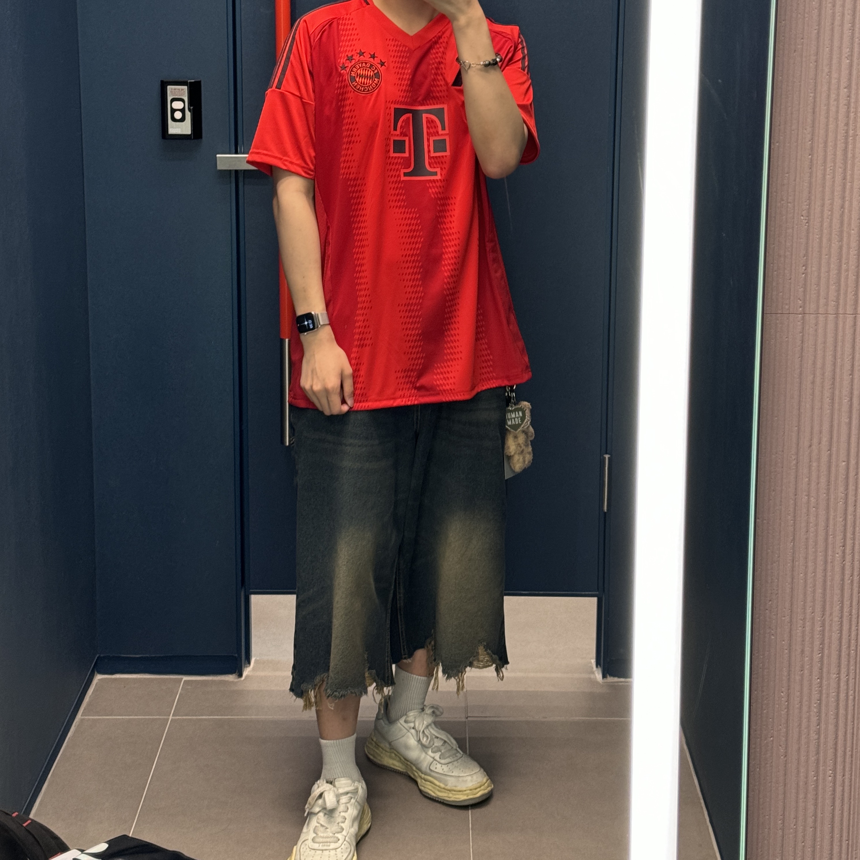 Adidas Bayern Munchen 2024/25 Home Jersey Red - KR Sizing (Non Marking Ver.), Maison Mihara Yasuhiro Wayne VL OG Sole Leather Low-top Sneakers White 착용 스타일