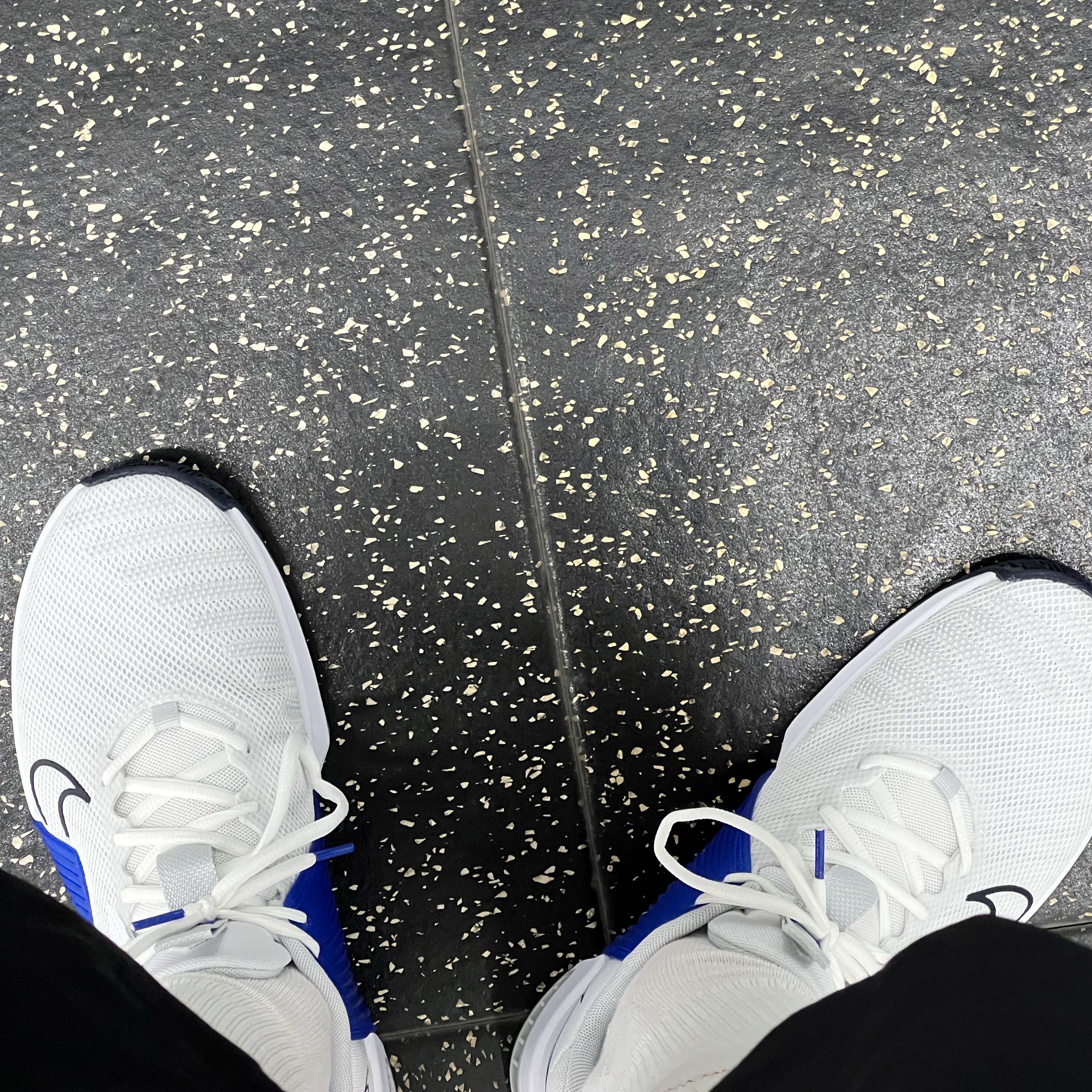 Nike Metcon 9 White Racer Blue 착용 스타일