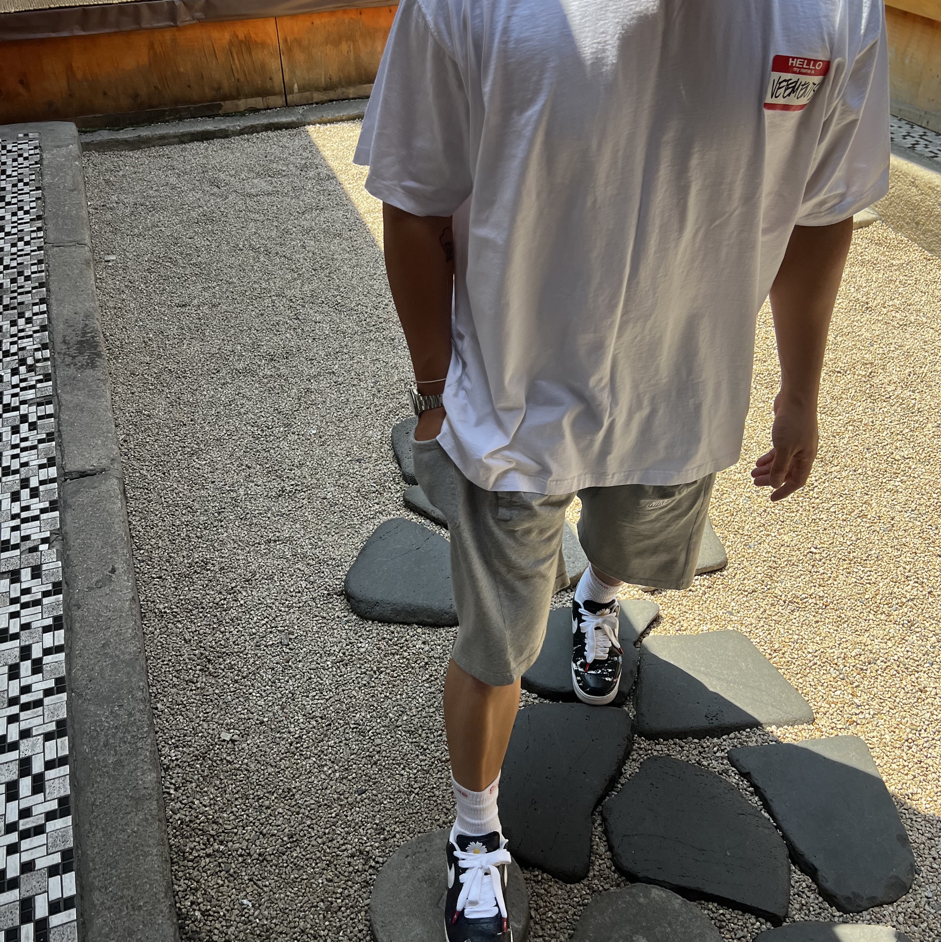 Nike x Peaceminusone Air Force 1 Low Para-Noise 착용 스타일 - 2